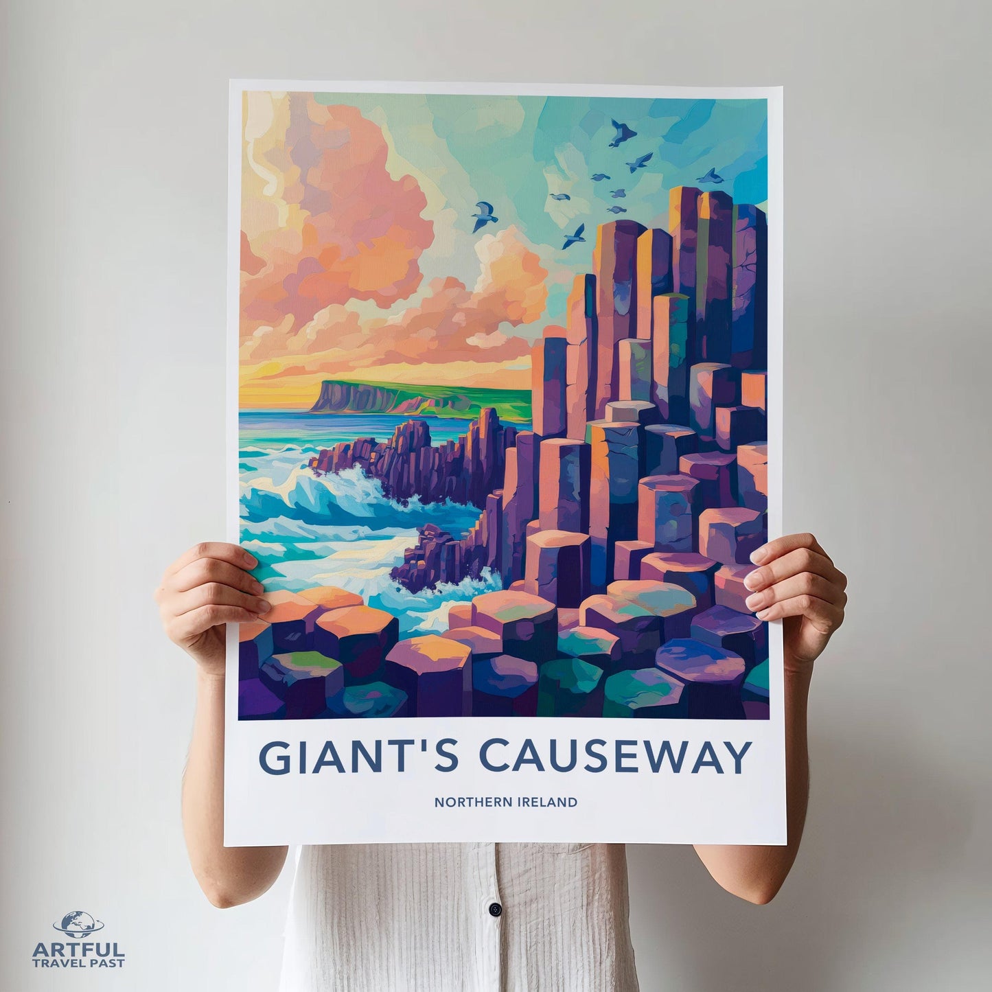 Giant’s Causeway Poster | Northern Ireland Wall Art