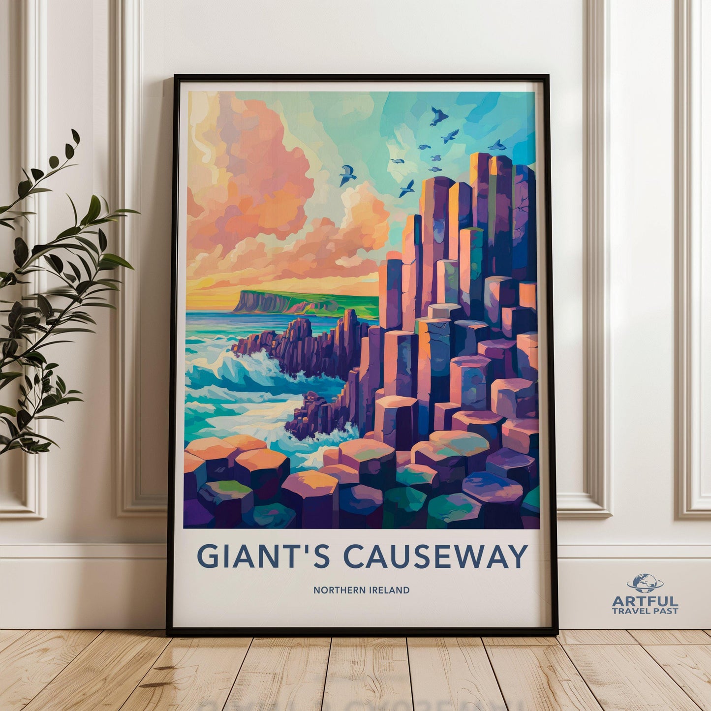 Giant’s Causeway Poster | Northern Ireland Wall Art