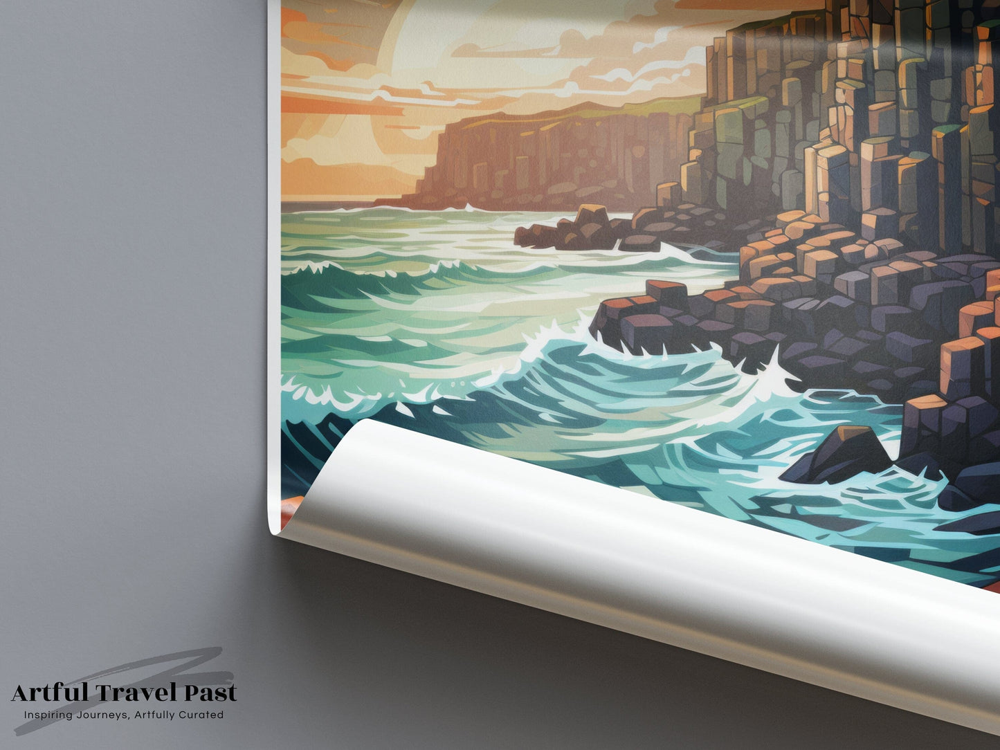 Giant’s Causeway Poster | Northern Ireland Wall Art