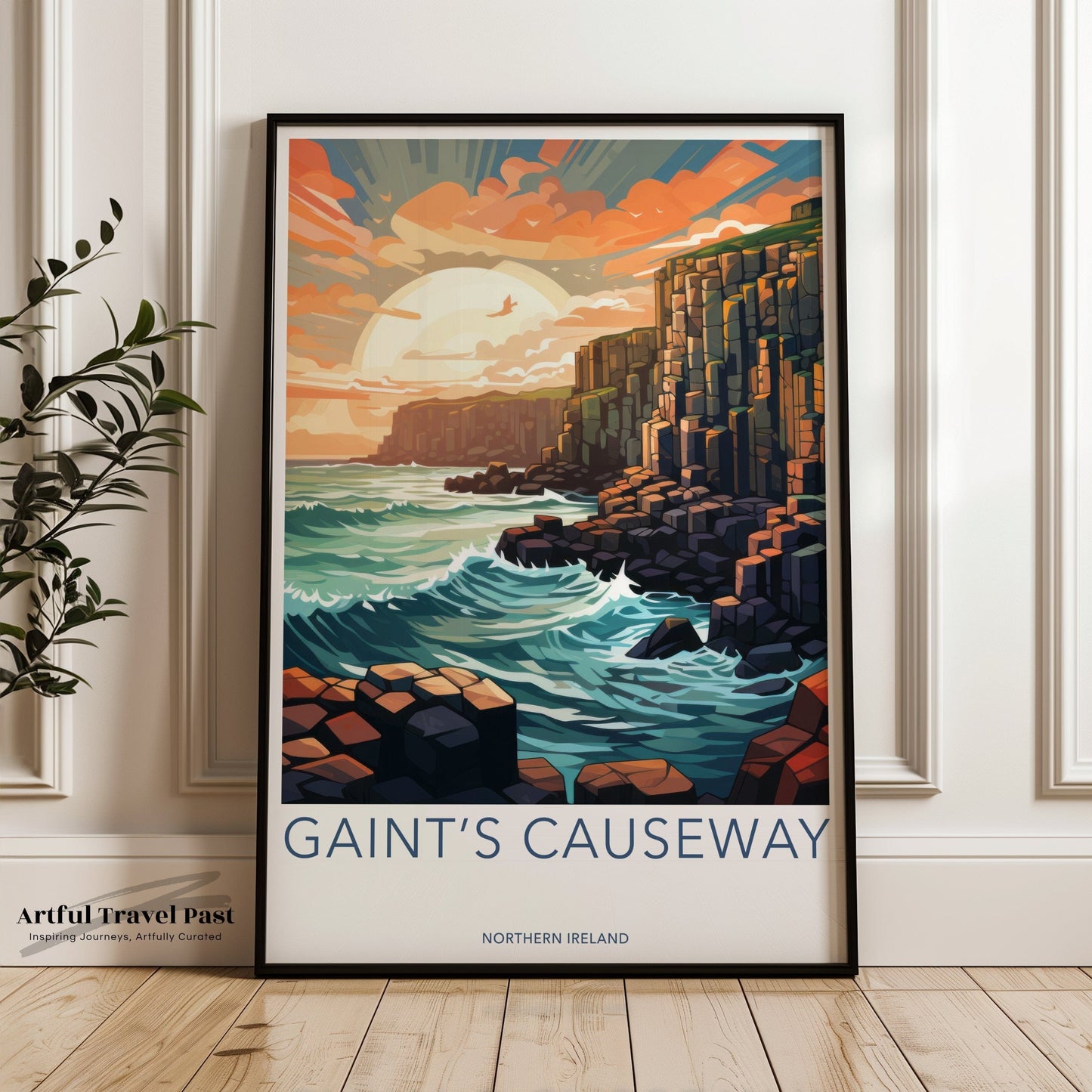 Giant’s Causeway Poster | Northern Ireland Wall Art