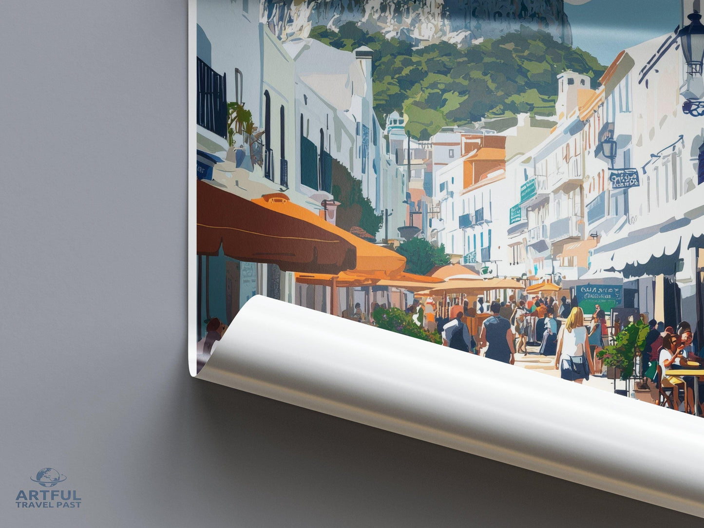 Gibraltar Poster | Gibraltar Wall Art | UK Decor
