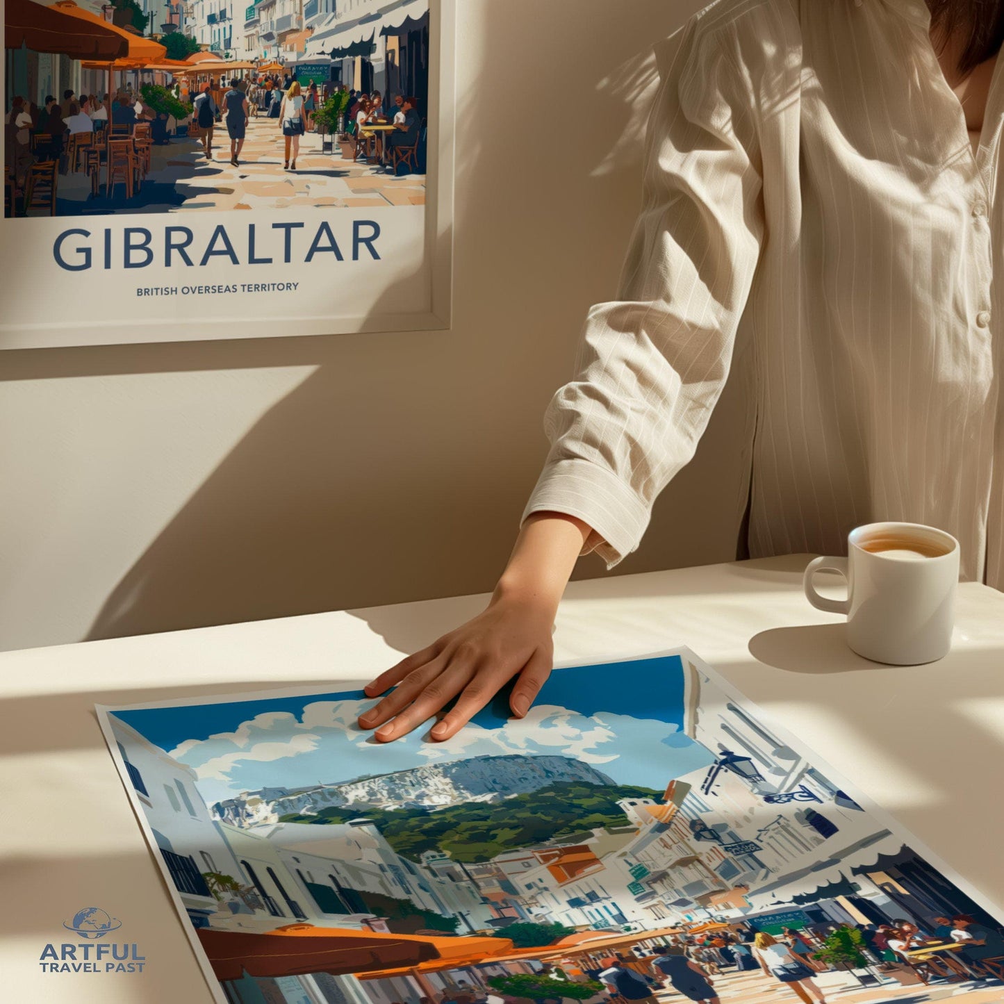 Gibraltar Poster | Gibraltar Wall Art | UK Decor