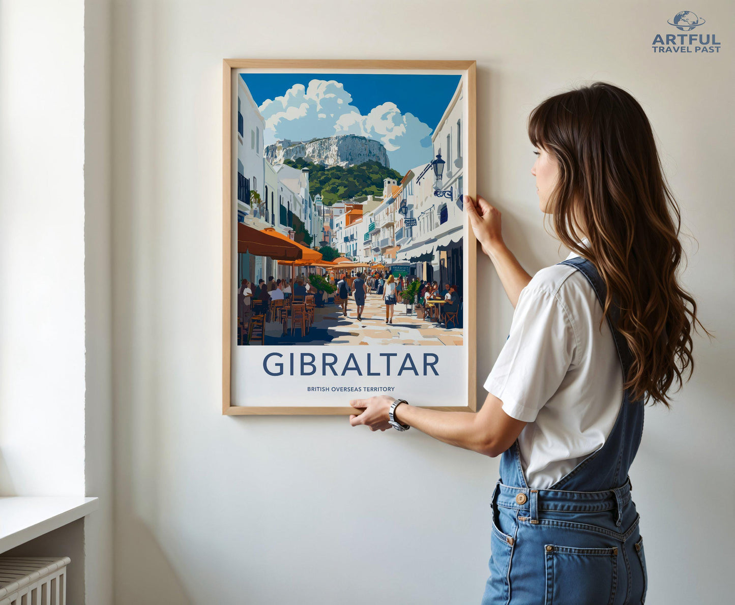 Gibraltar Poster | Gibraltar Wall Art | UK Decor