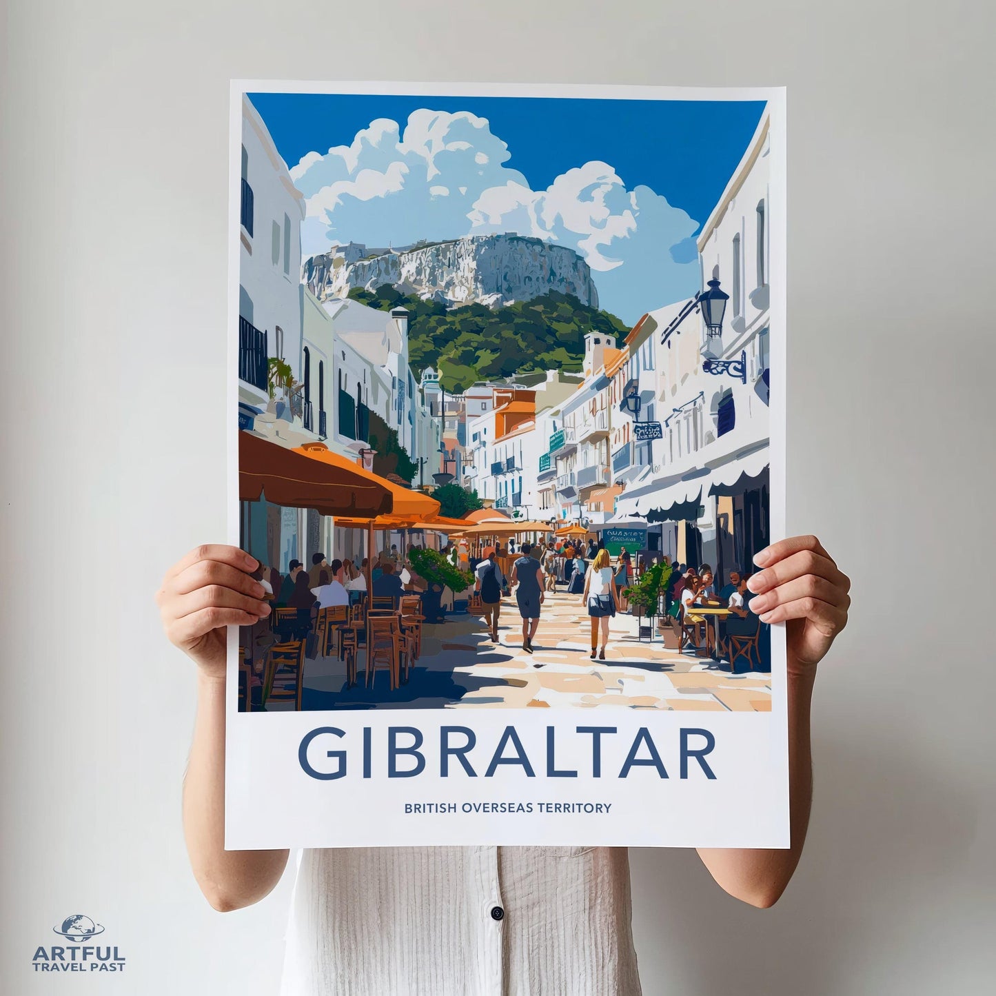 Gibraltar Poster | Gibraltar Wall Art | UK Decor