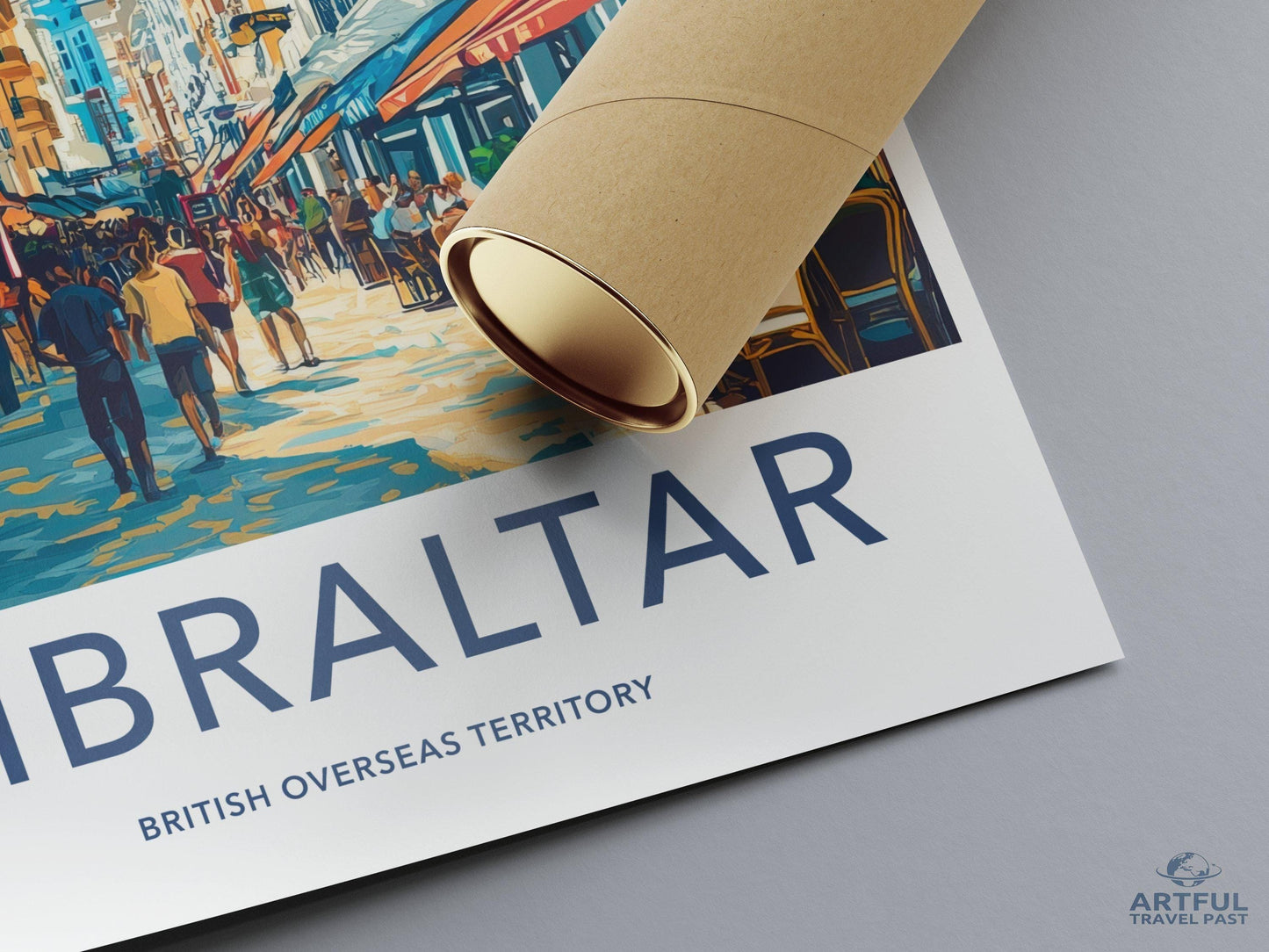 Gibraltar Poster | Gibraltar Wall Art | UK Decor