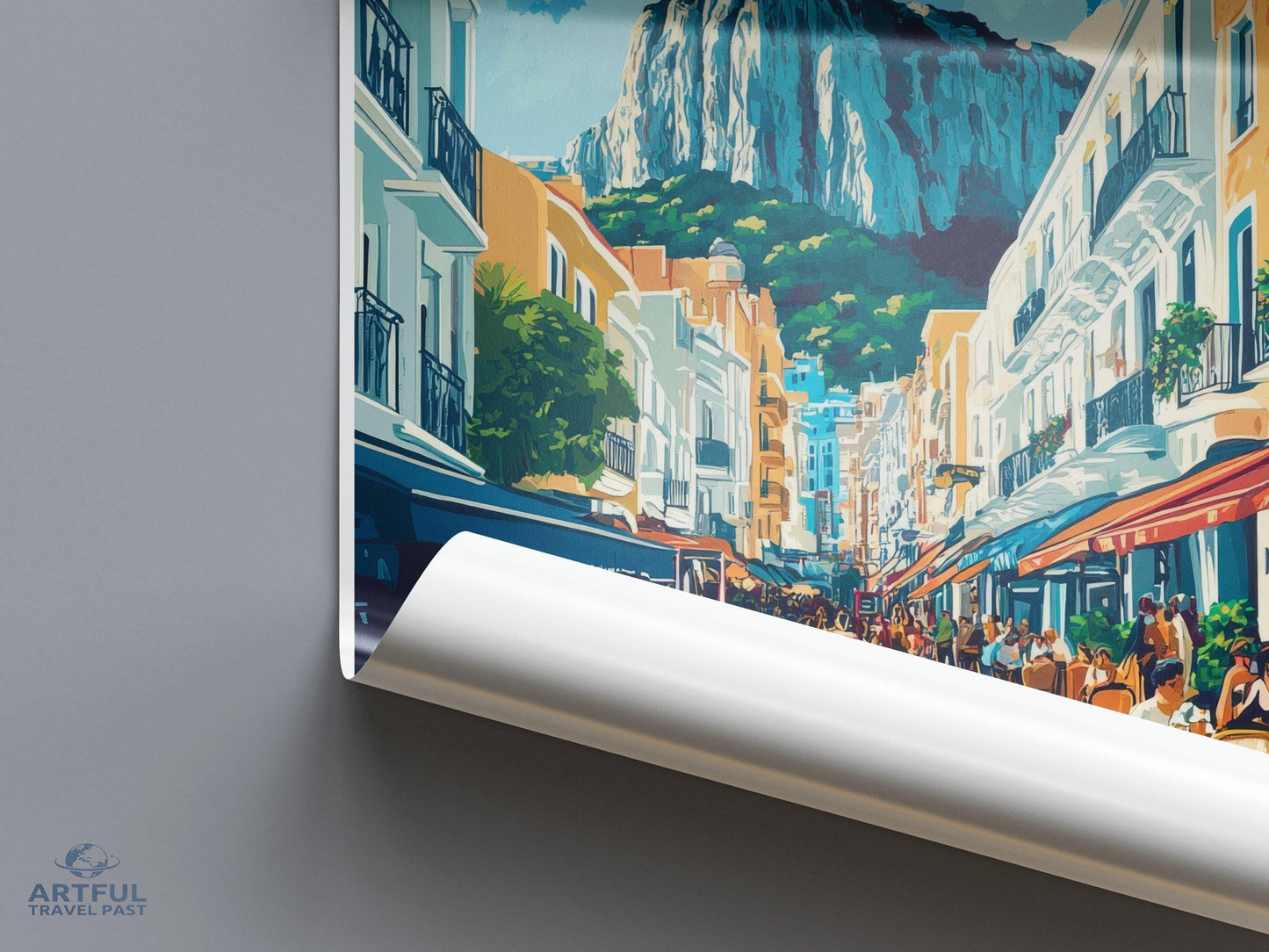 Gibraltar Poster | Gibraltar Wall Art | UK Decor