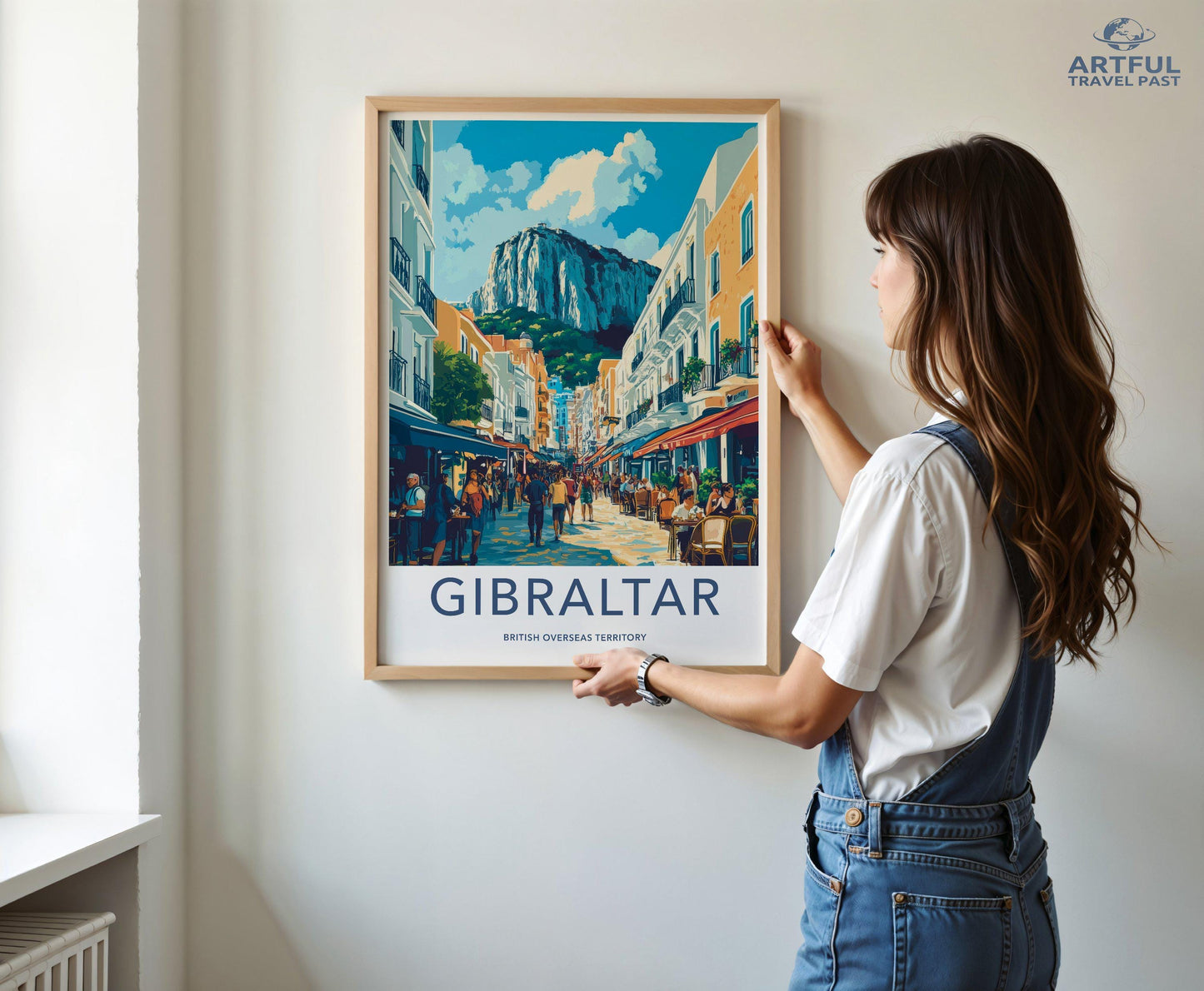 Gibraltar Poster | Gibraltar Wall Art | UK Decor