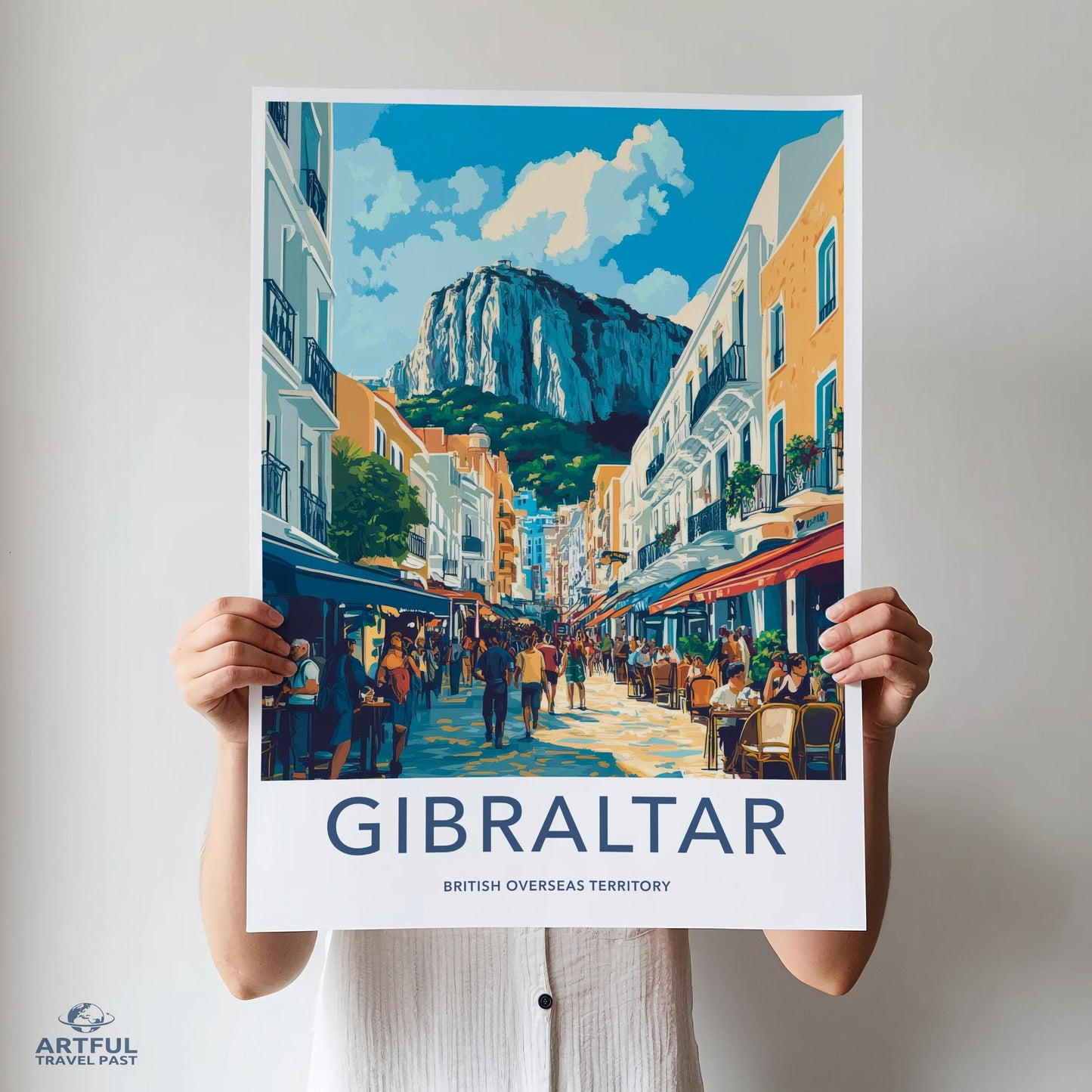 Gibraltar Poster | Gibraltar Wall Art | UK Decor