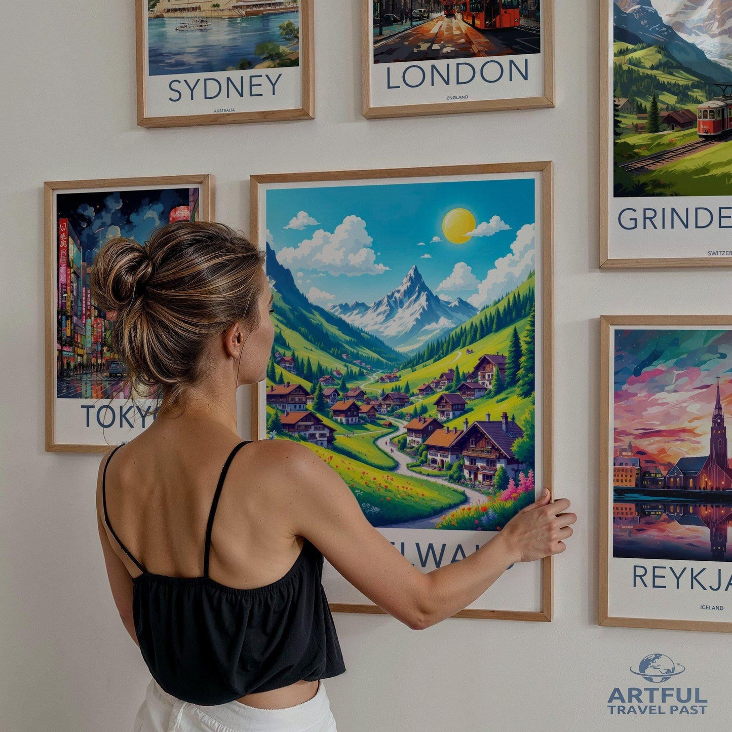 Gimmelwald Poster - Switzerland Wall Art