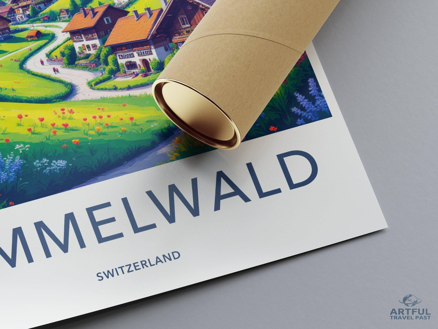Gimmelwald Poster - Switzerland Wall Art