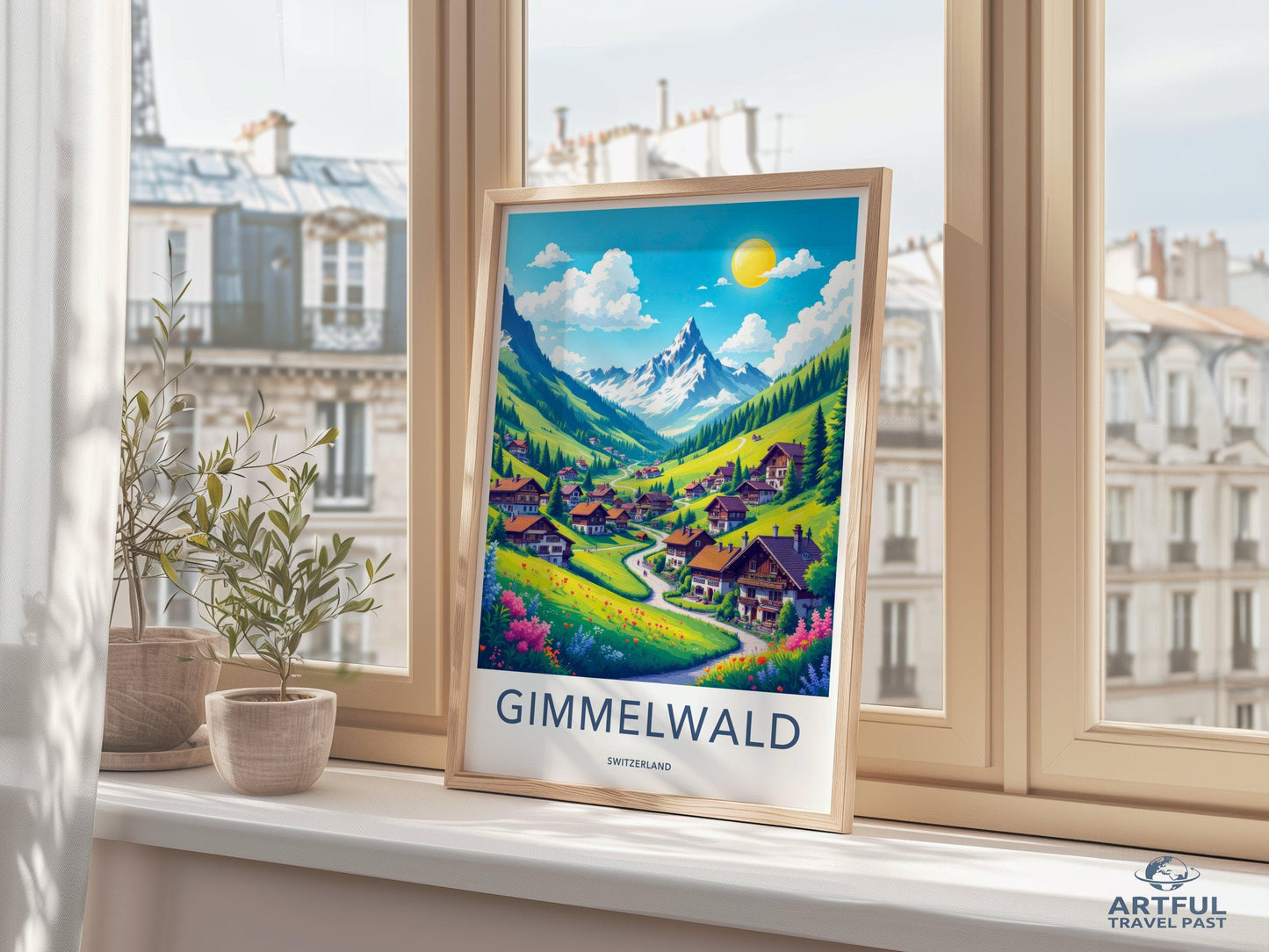 Gimmelwald Poster - Switzerland Wall Art