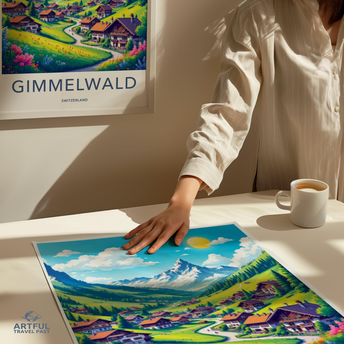 Gimmelwald Poster - Switzerland Wall Art