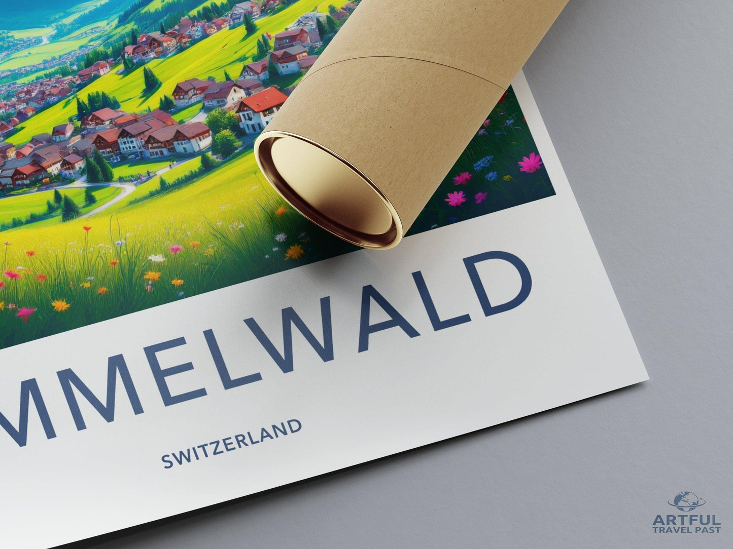 Gimmelwald Poster - Switzerland Wall Art