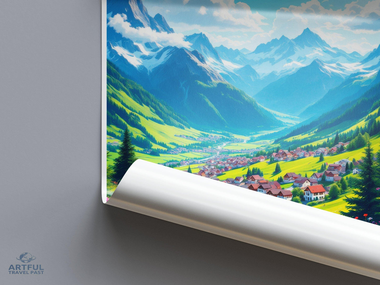 Gimmelwald Poster - Switzerland Wall Art