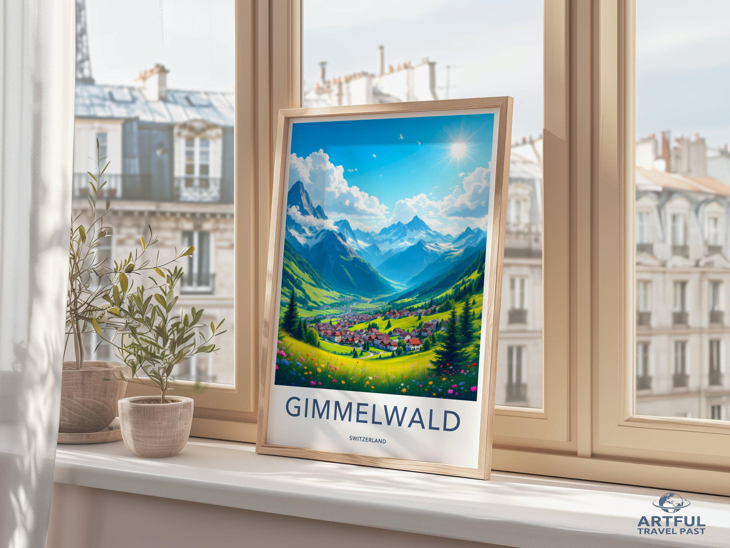 Gimmelwald Poster - Switzerland Wall Art