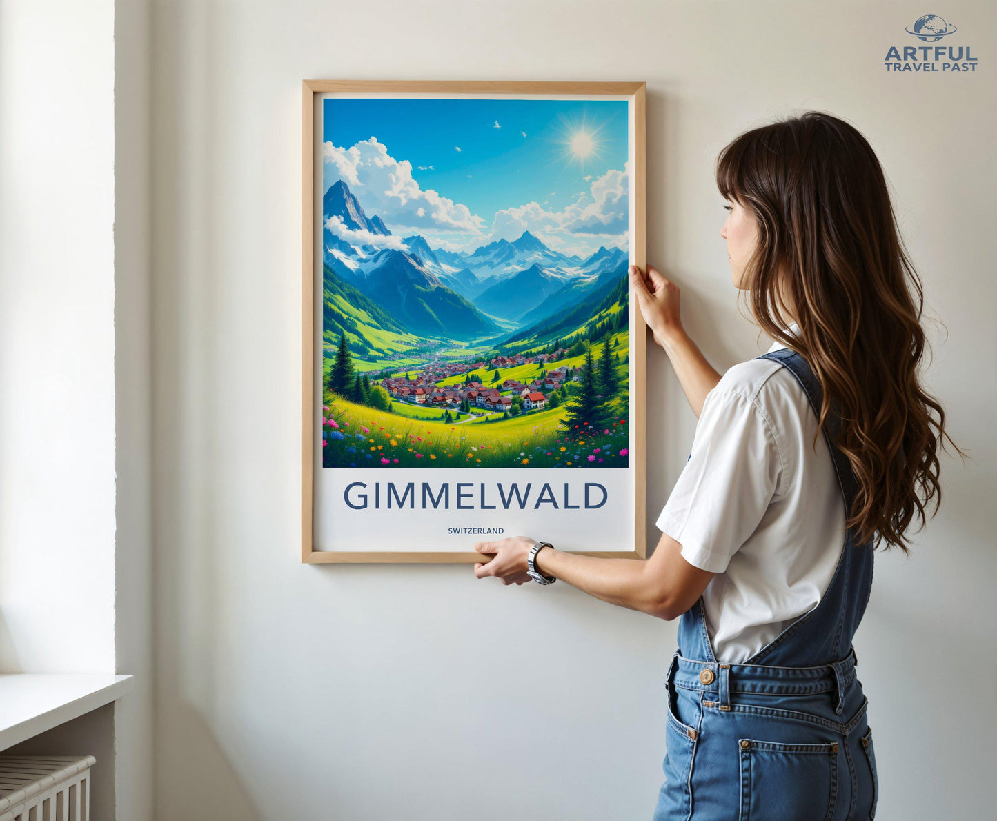 Gimmelwald Poster - Switzerland Wall Art