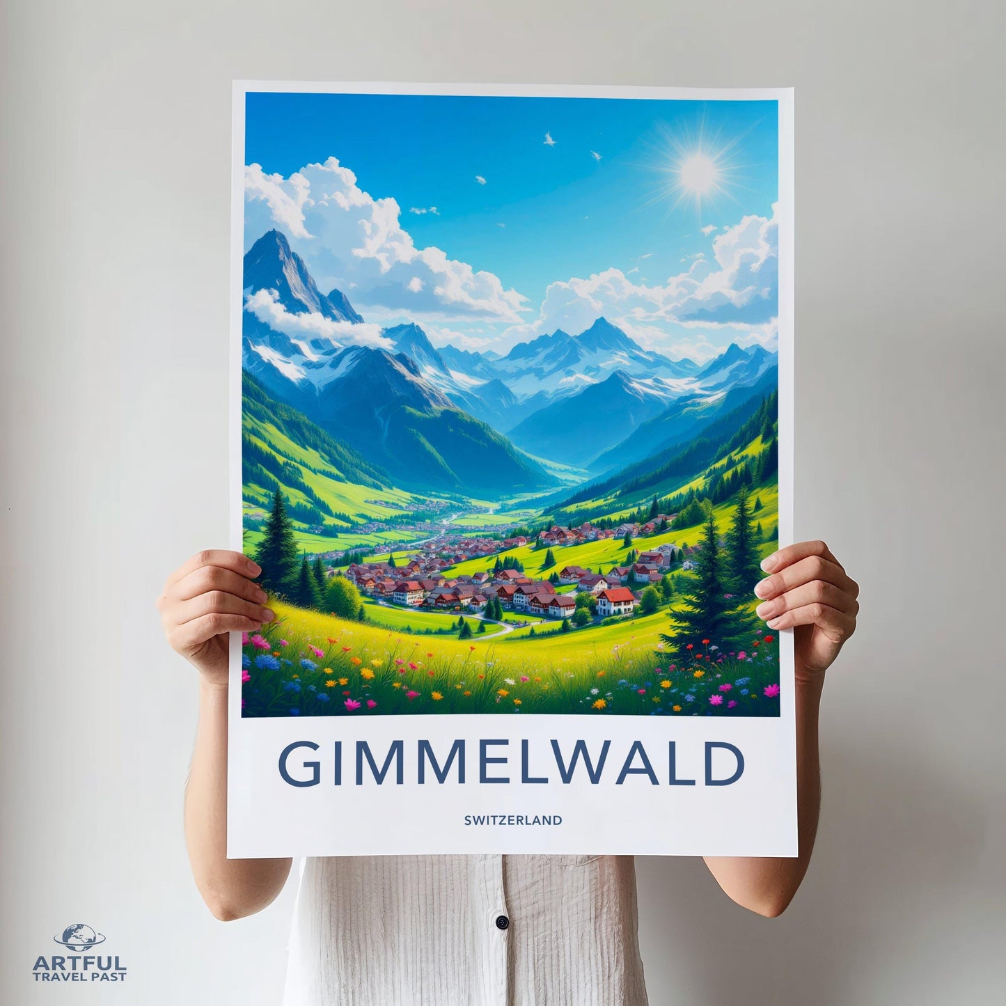 Gimmelwald Poster - Switzerland Wall Art