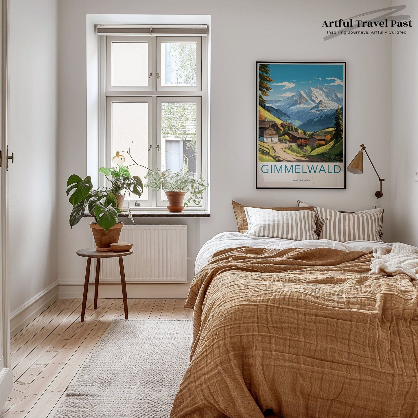Gimmelwald Poster | Switzerland Wall Art