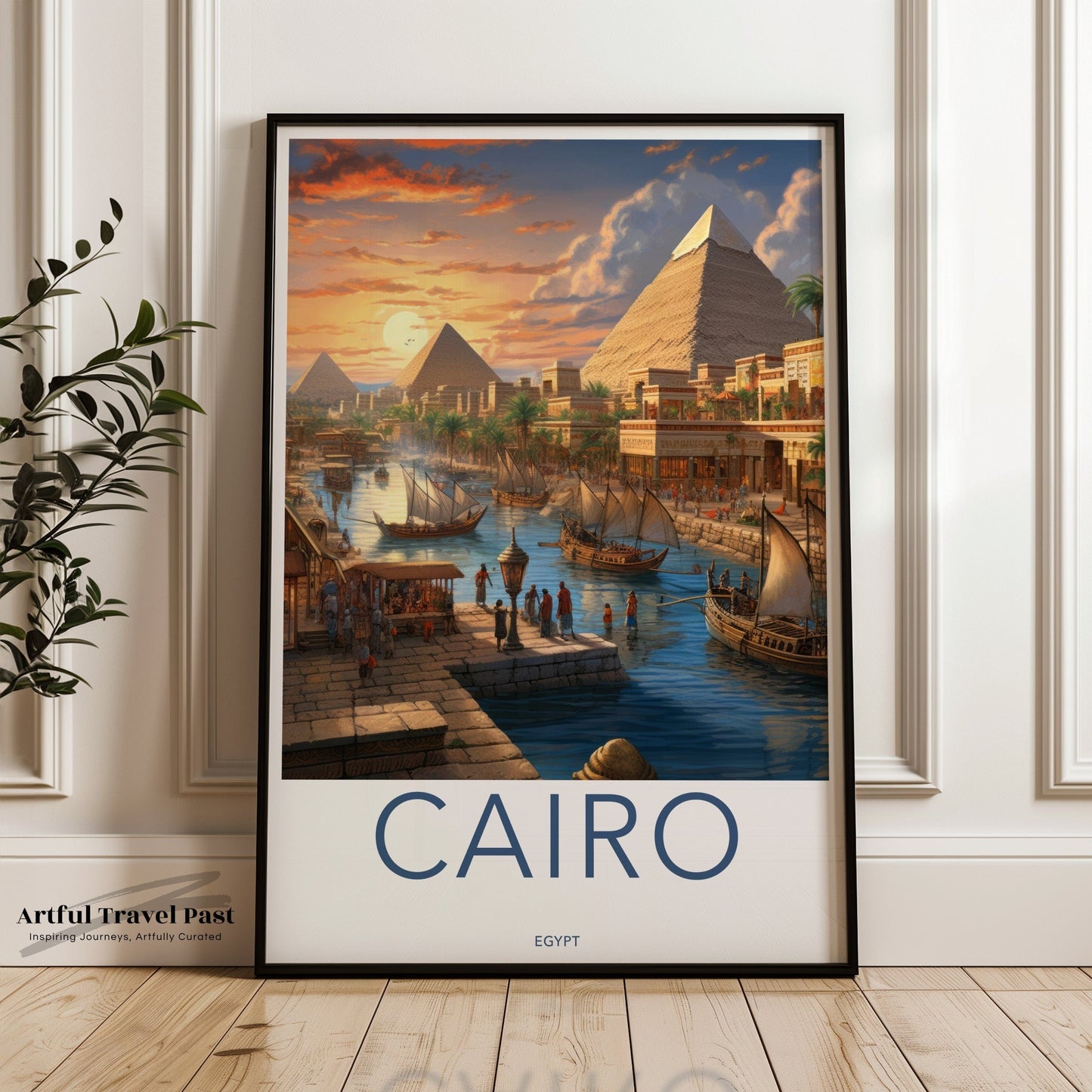 Giza Poster - Egypt Wall Art