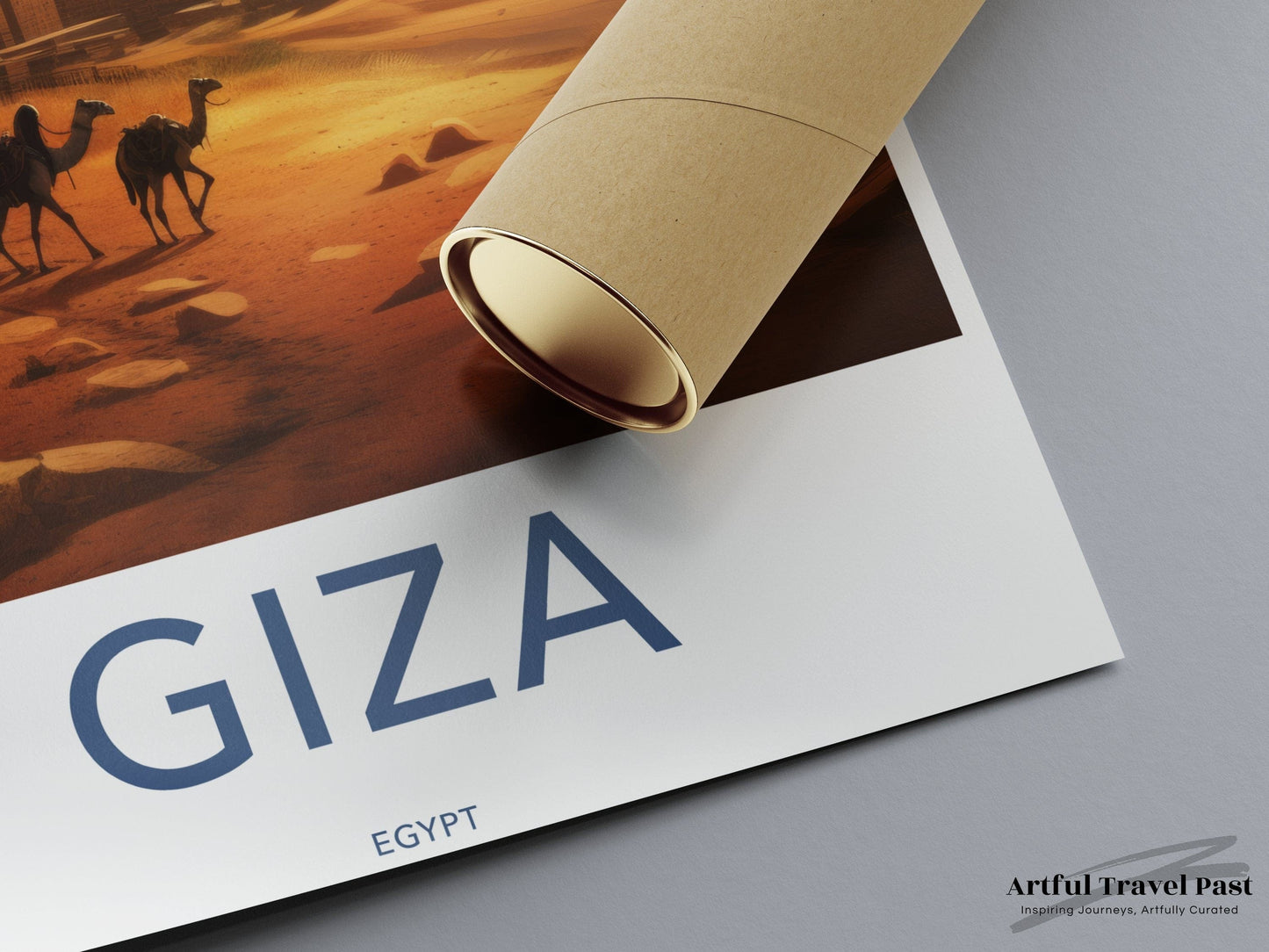 Giza Pyramids Poster | Egypt Wall Art