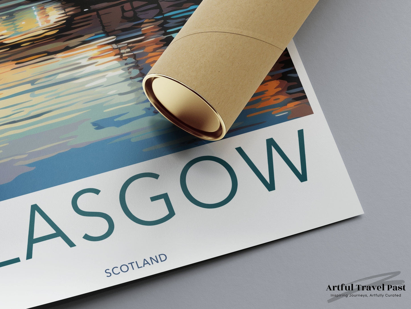 Glasgow Poster - Scotland Wall Art
