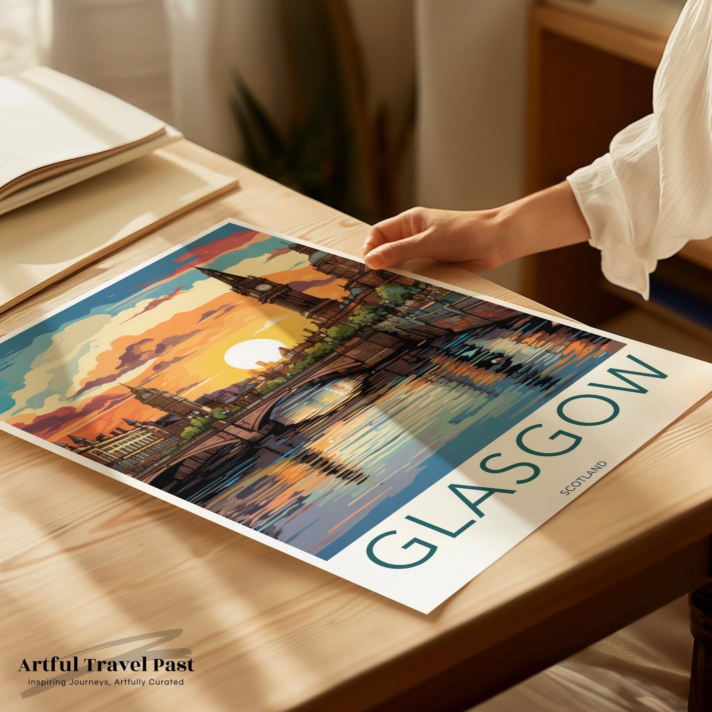 Glasgow Poster - Scotland Wall Art