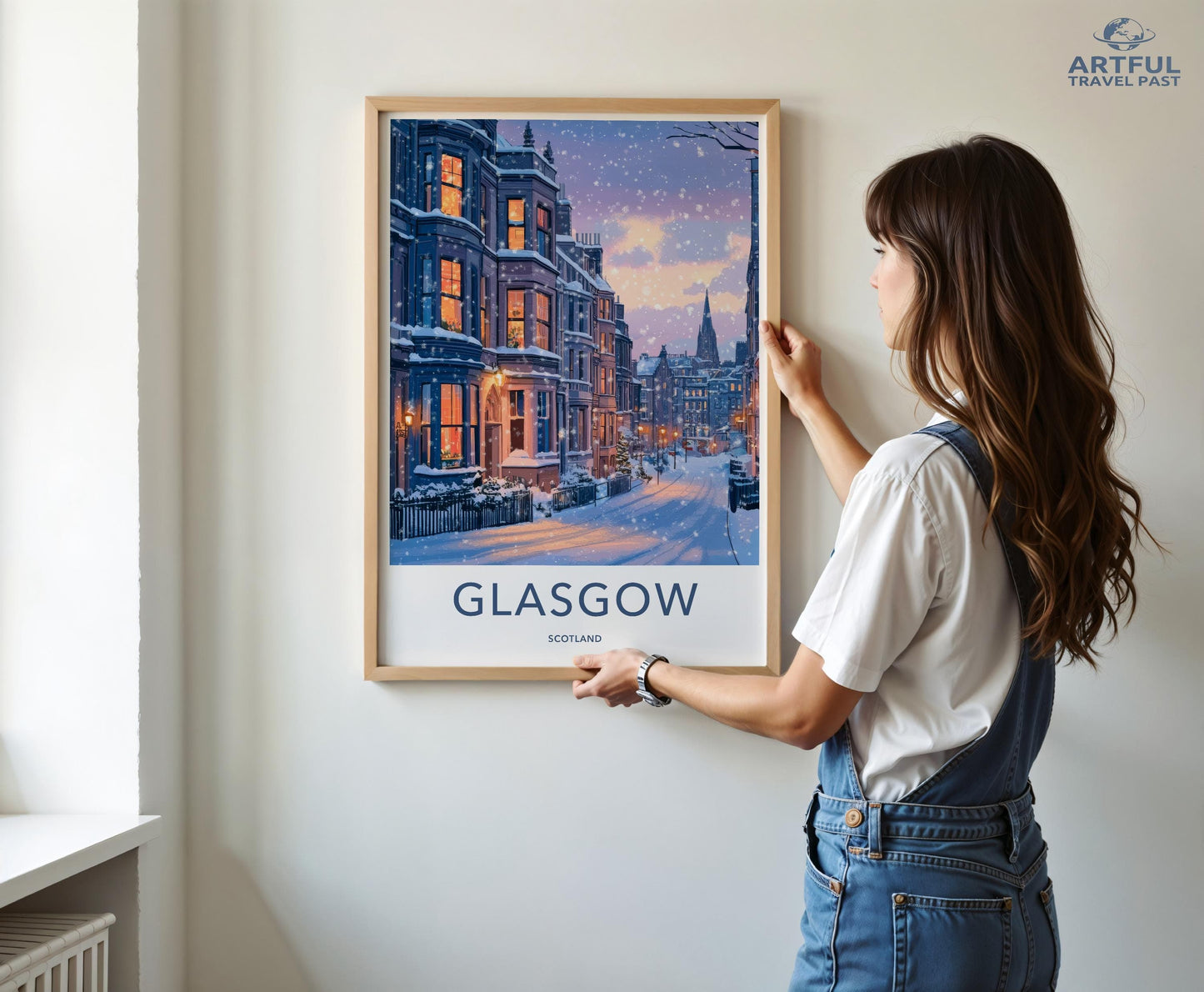 Glasgow Poster - Scotland Wall Art