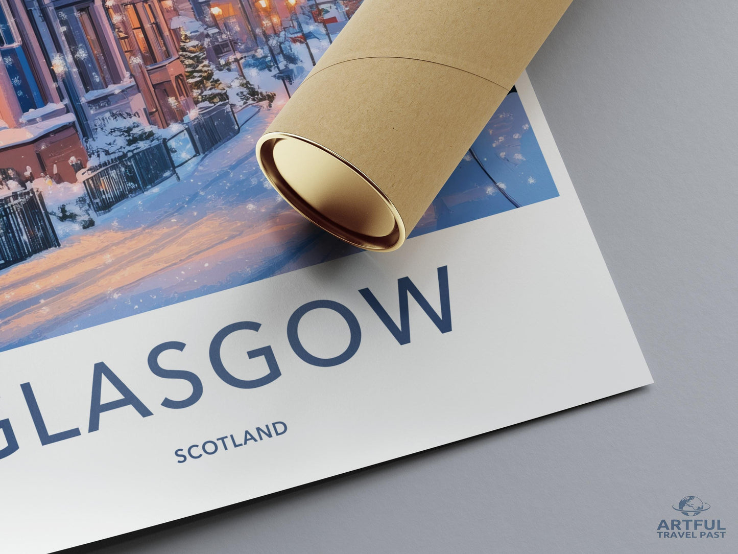 Glasgow Poster - Scotland Wall Art