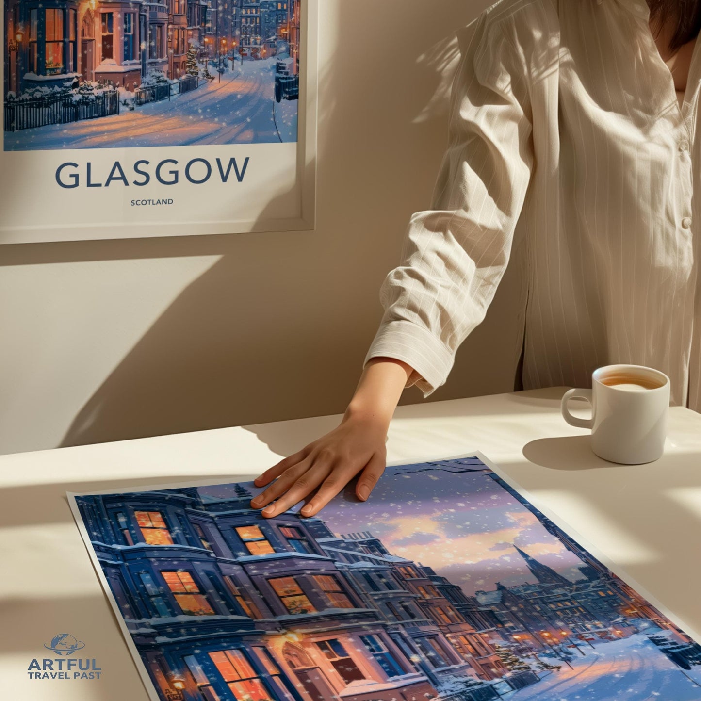 Glasgow Poster - Scotland Wall Art