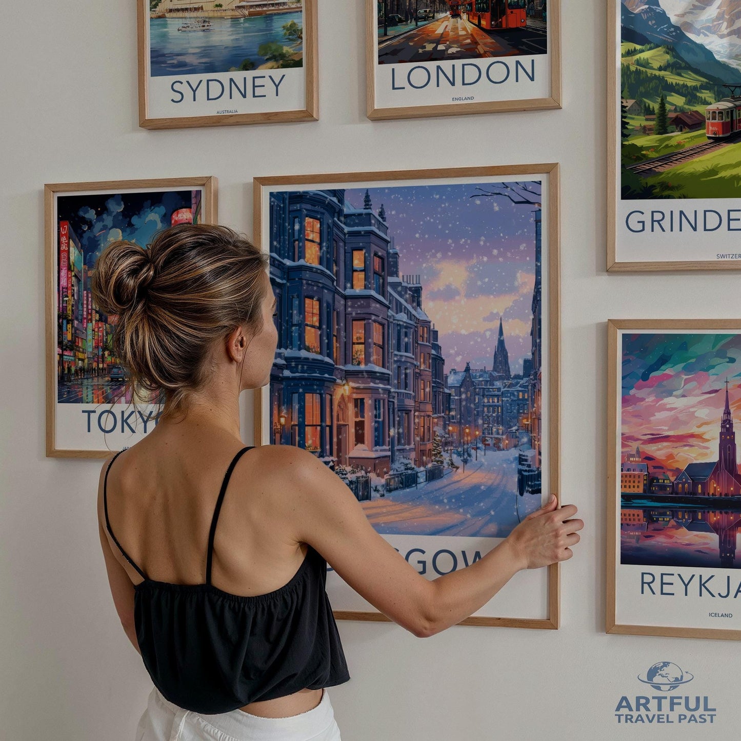 Glasgow Poster - Scotland Wall Art