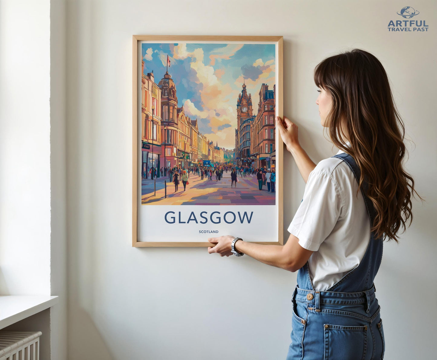 Glasgow Poster - Scotland Wall Art