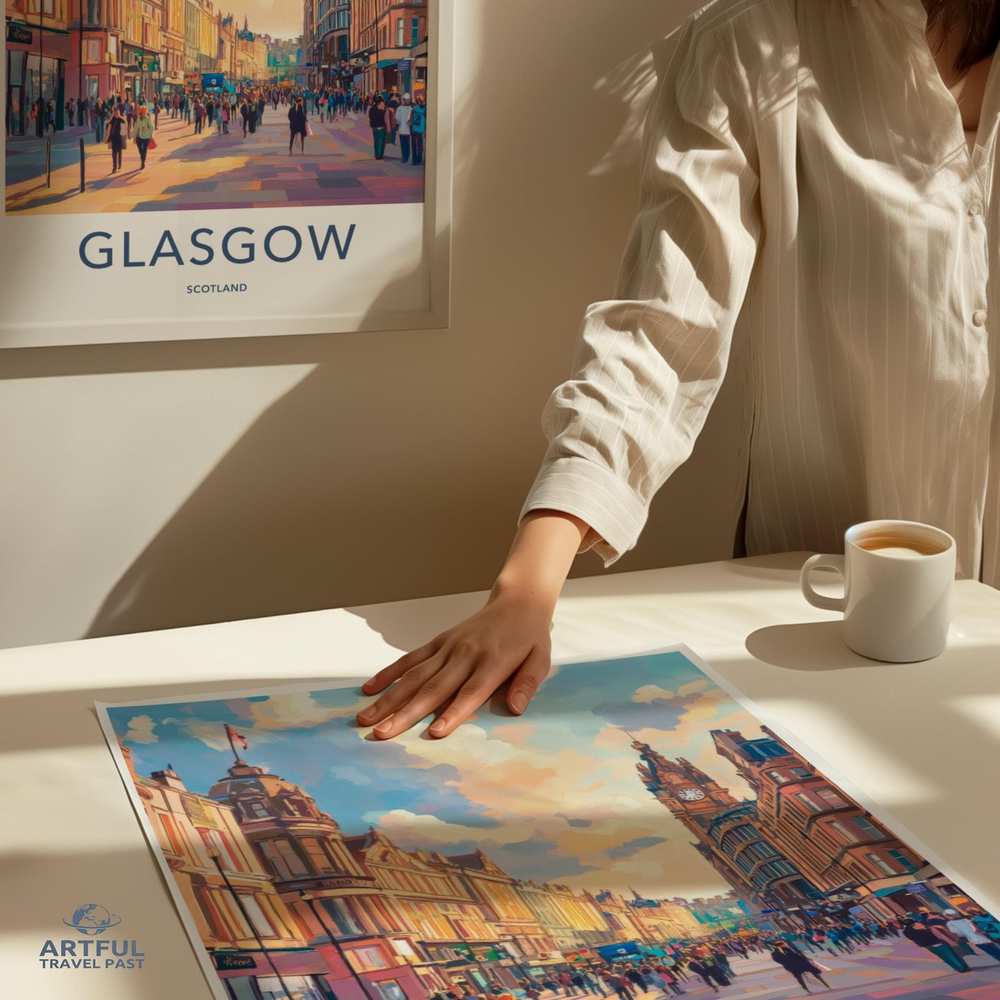 Glasgow Poster - Scotland Wall Art