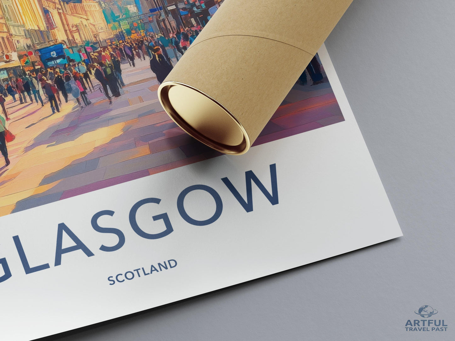 Glasgow Poster - Scotland Wall Art