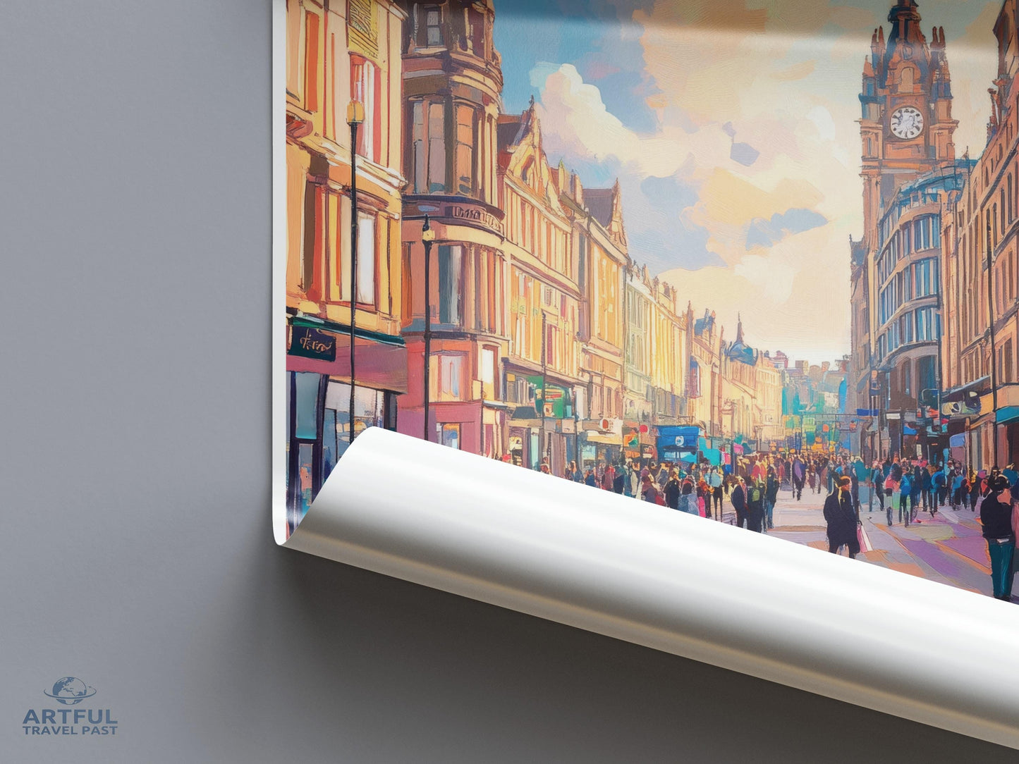 Glasgow Poster - Scotland Wall Art