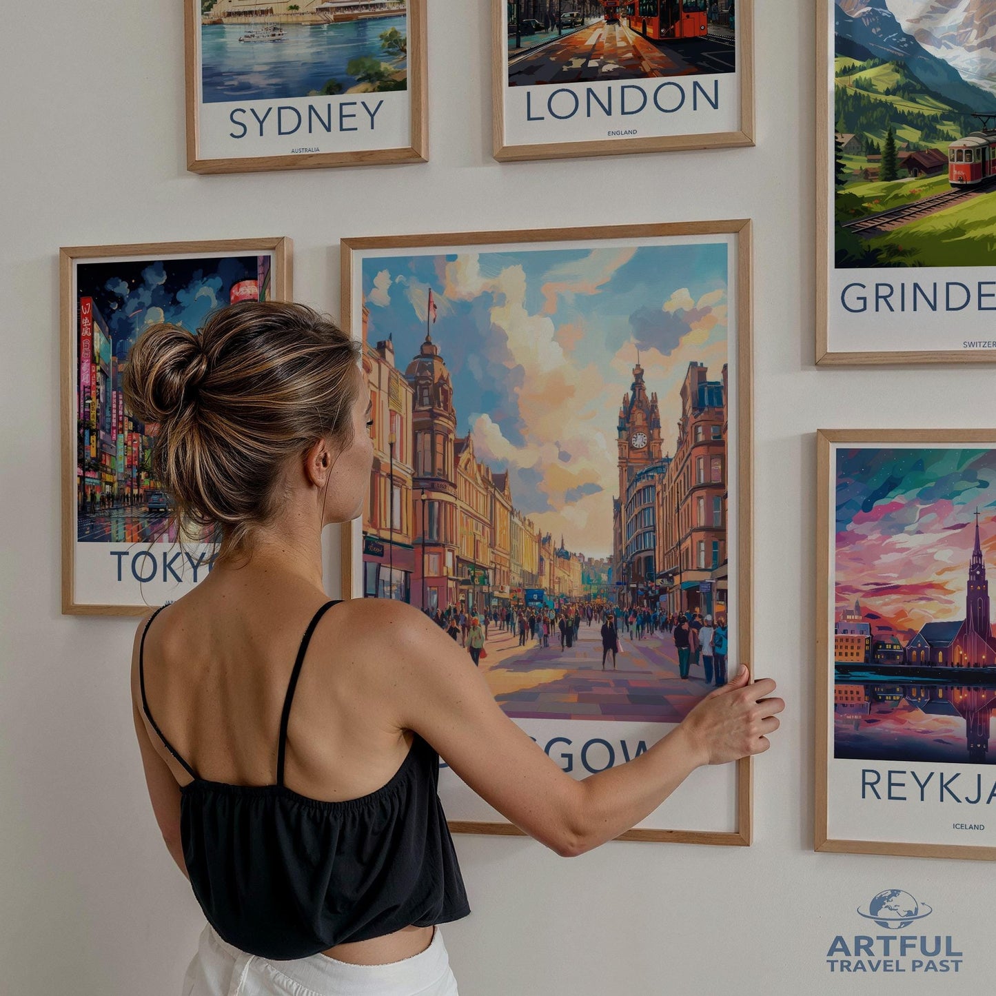 Glasgow Poster - Scotland Wall Art