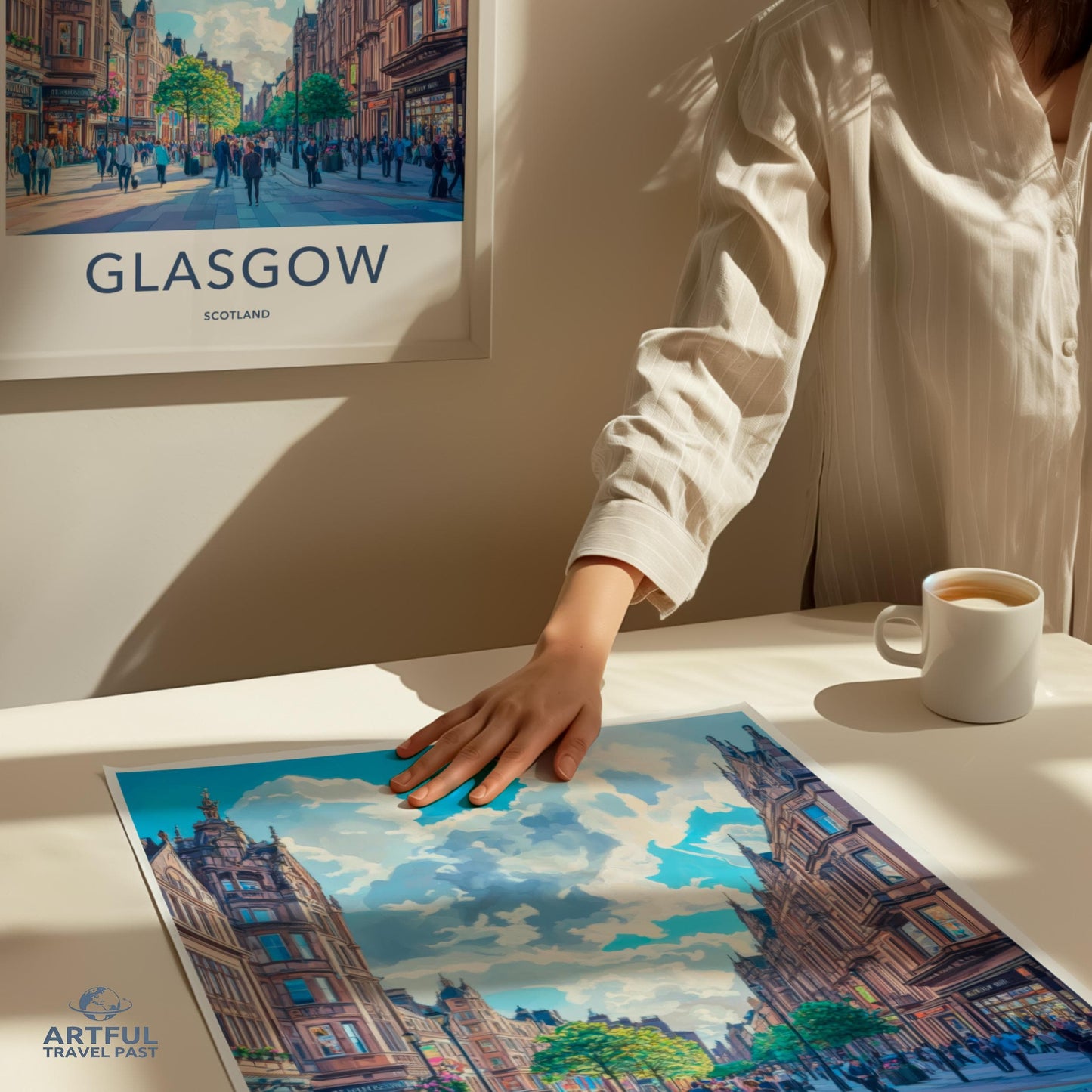 Glasgow Poster - Scotland Wall Art