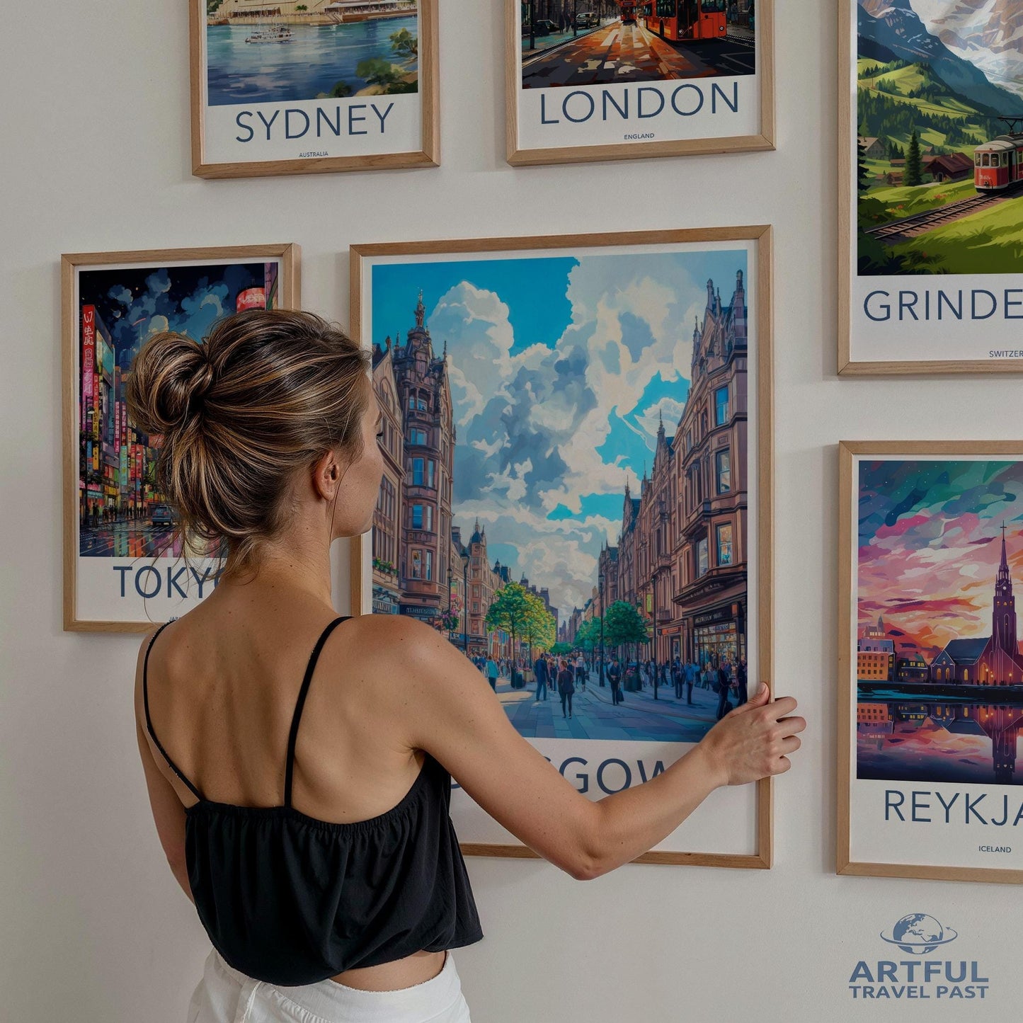 Glasgow Poster - Scotland Wall Art