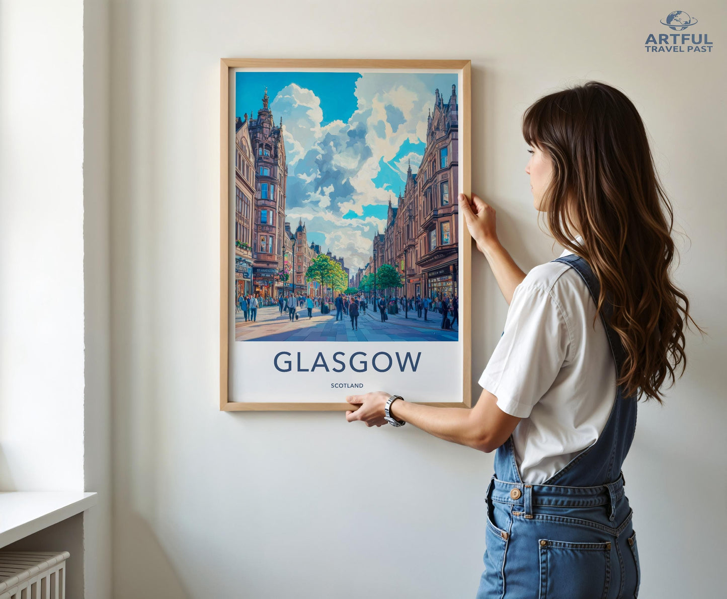 Glasgow Poster - Scotland Wall Art