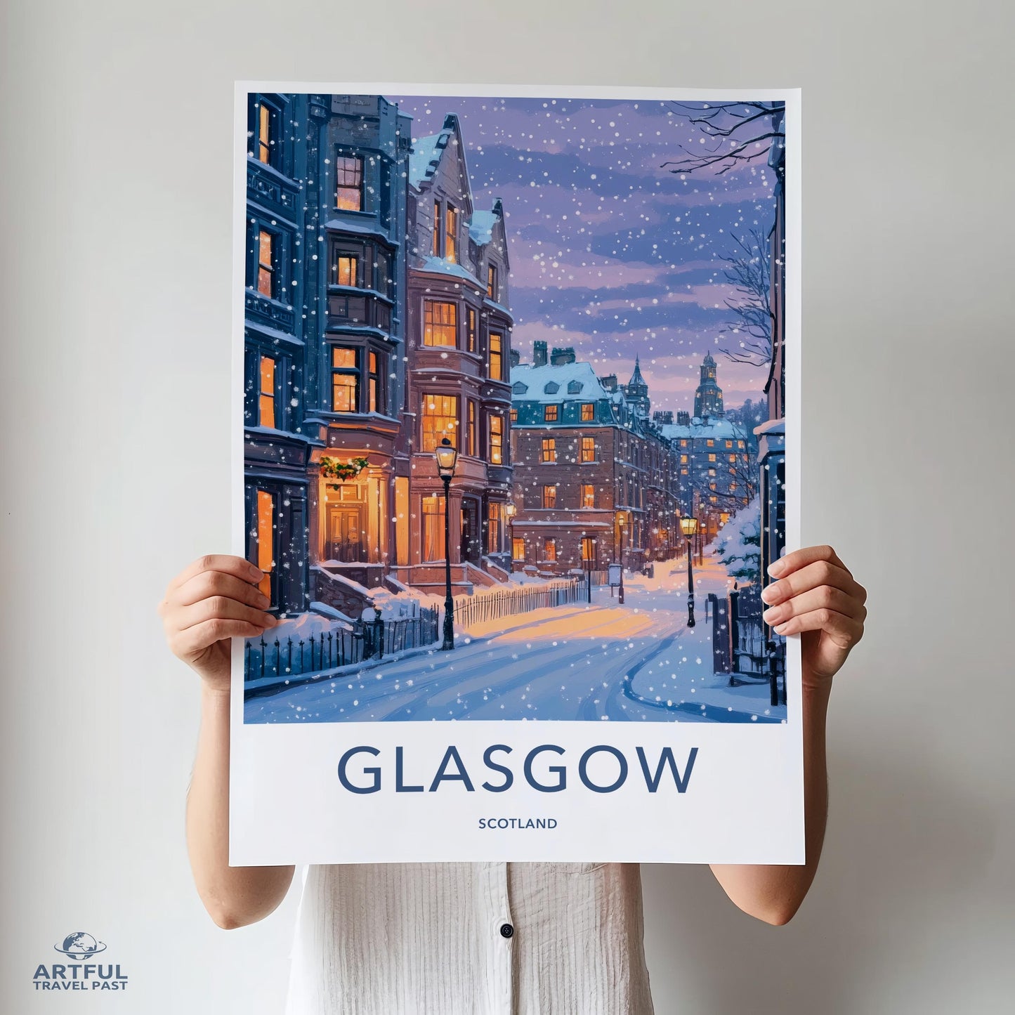 Glasgow Poster - Scotland Wall Art