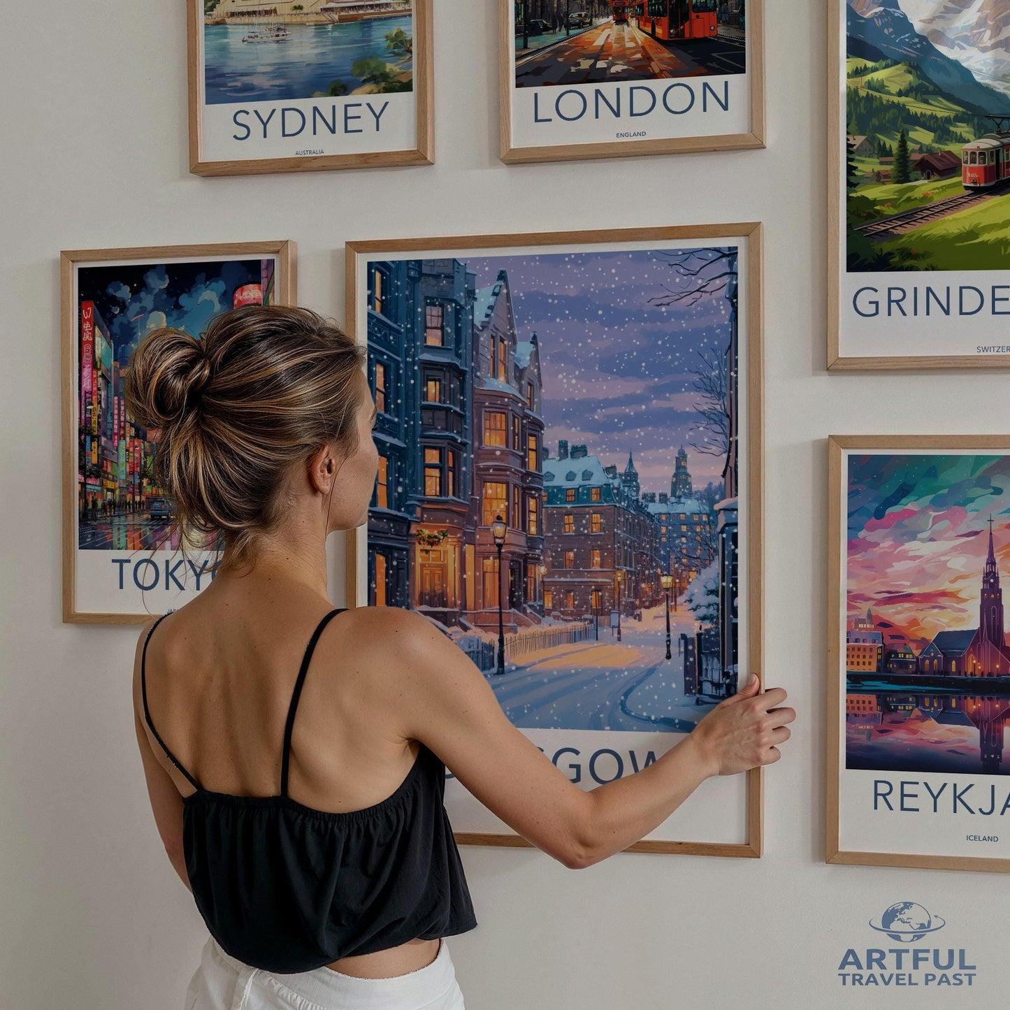 Glasgow Poster - Scotland Wall Art