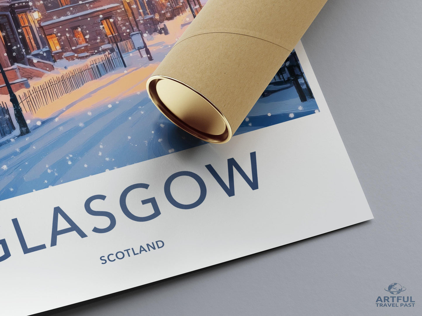 Glasgow Poster - Scotland Wall Art