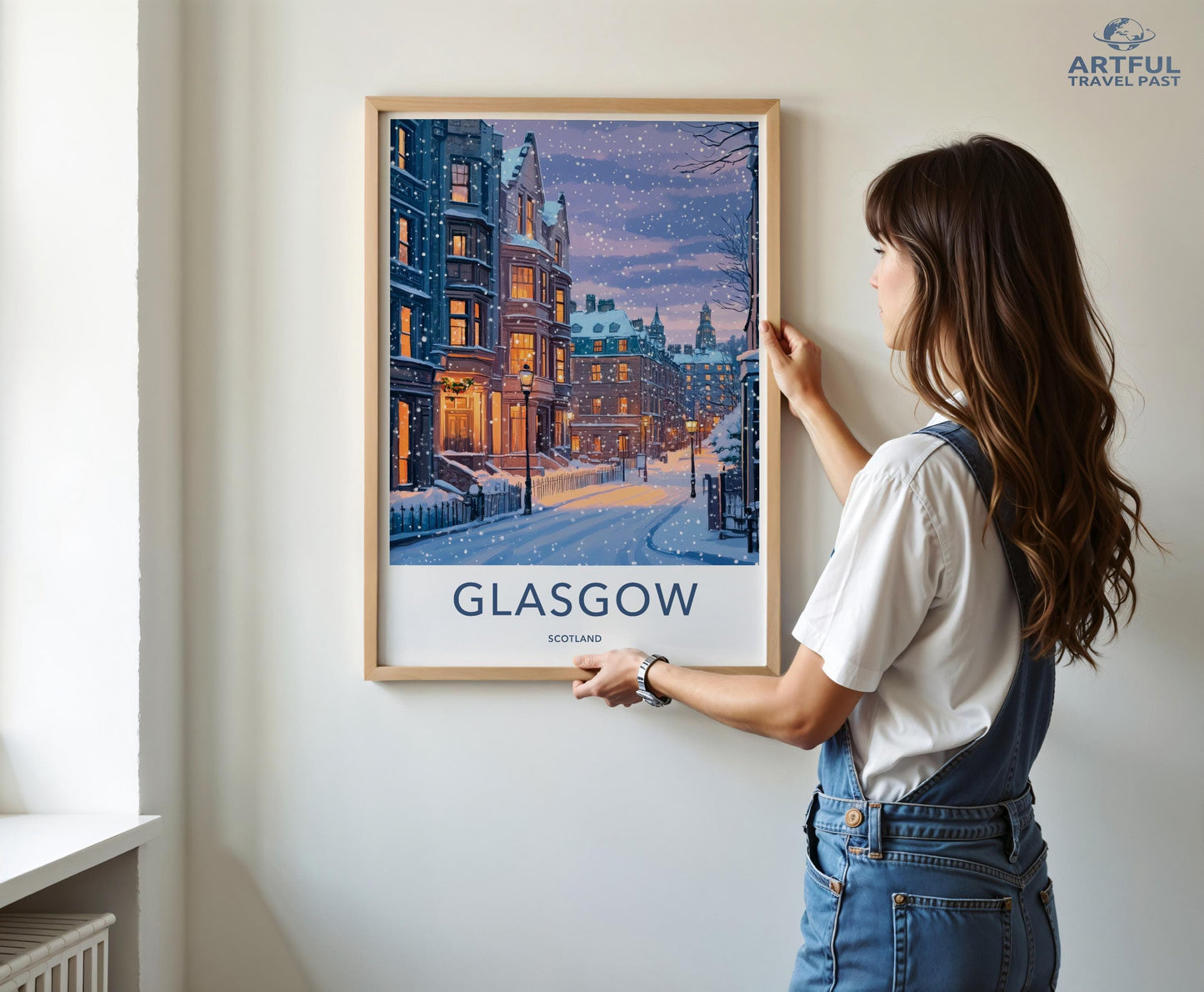 Glasgow Poster - Scotland Wall Art
