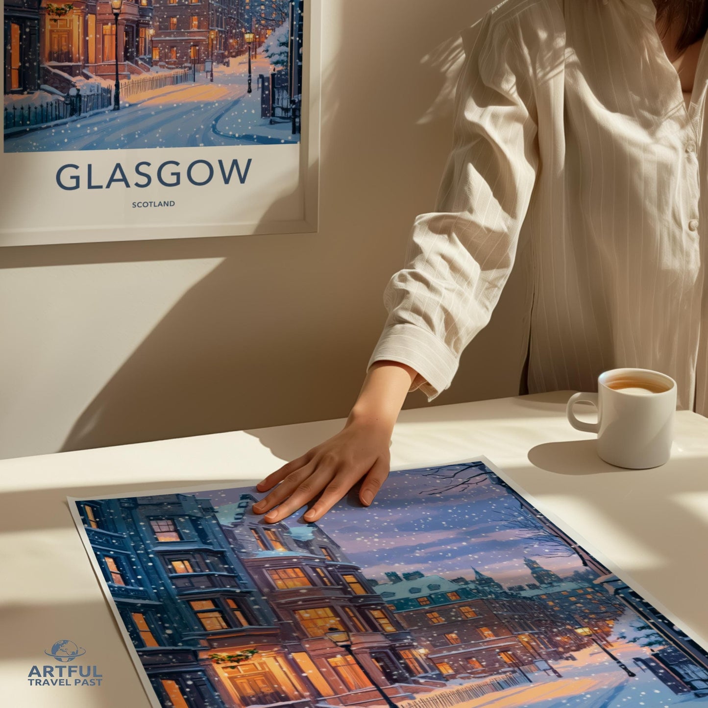 Glasgow Poster - Scotland Wall Art