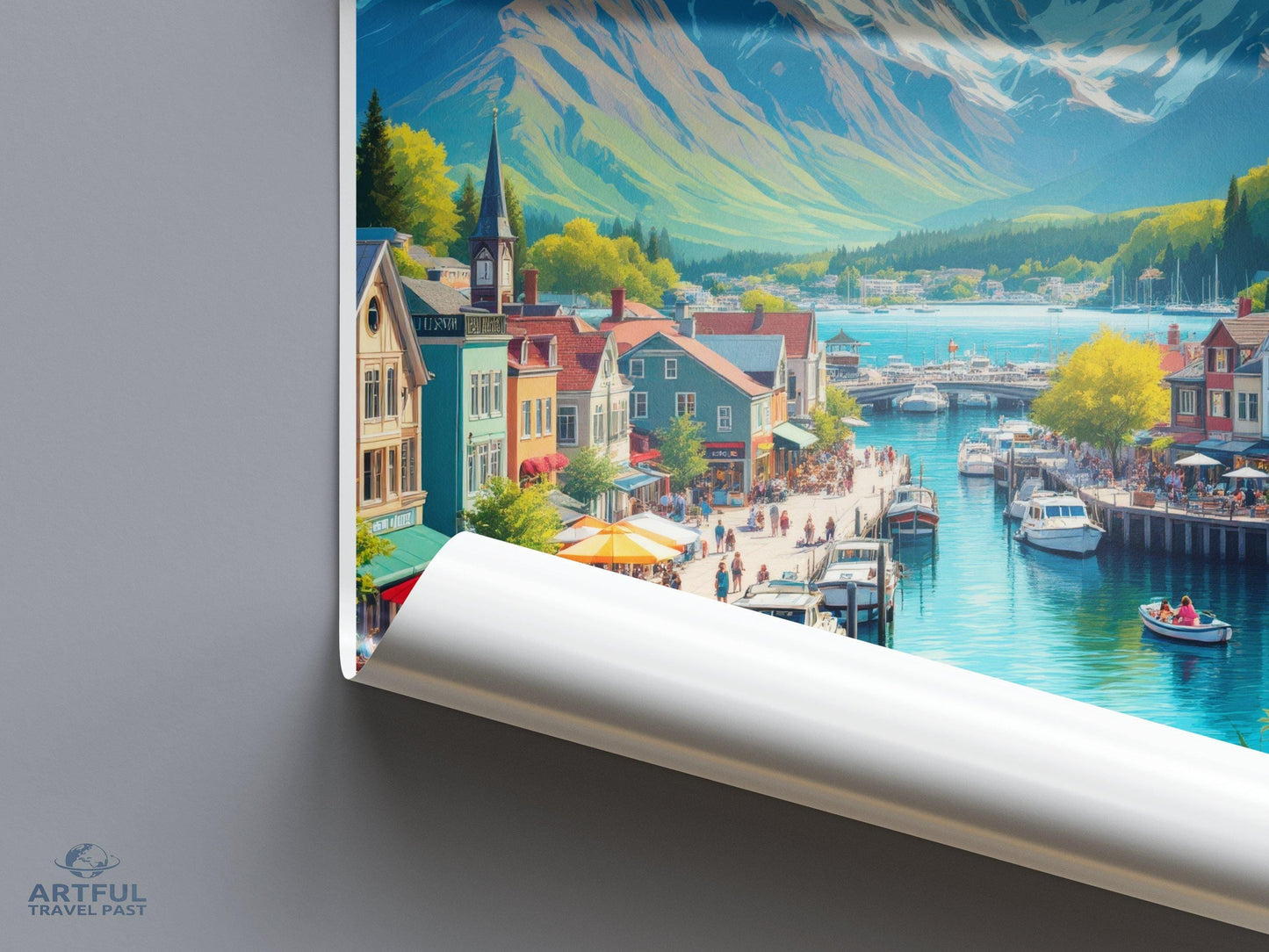 Glenorchy Poster - New Zealand Wall Art