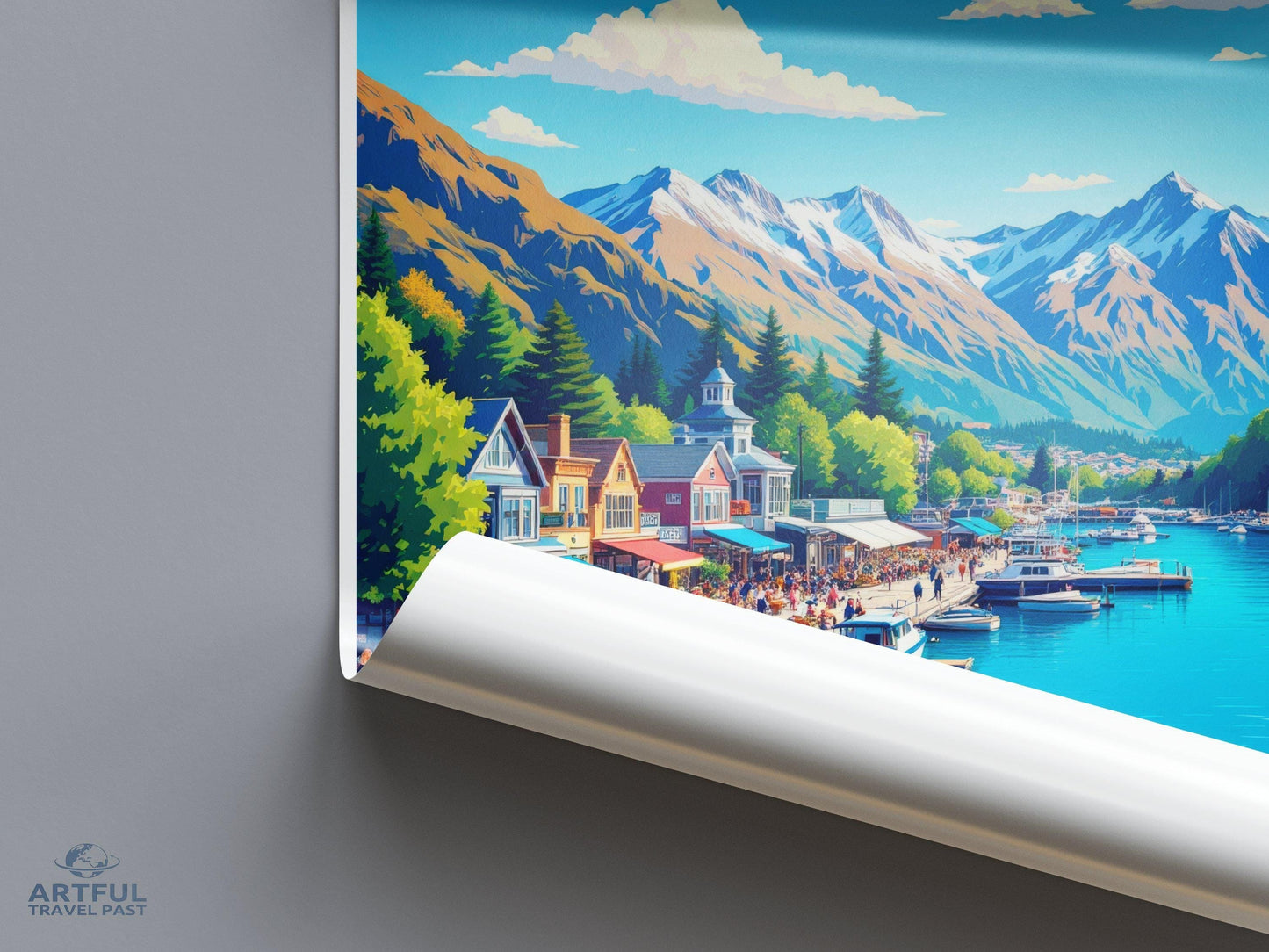 Glenorchy Poster - New Zealand Wall Art
