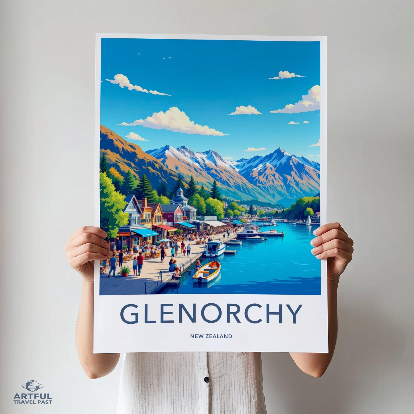 Glenorchy Poster - New Zealand Wall Art