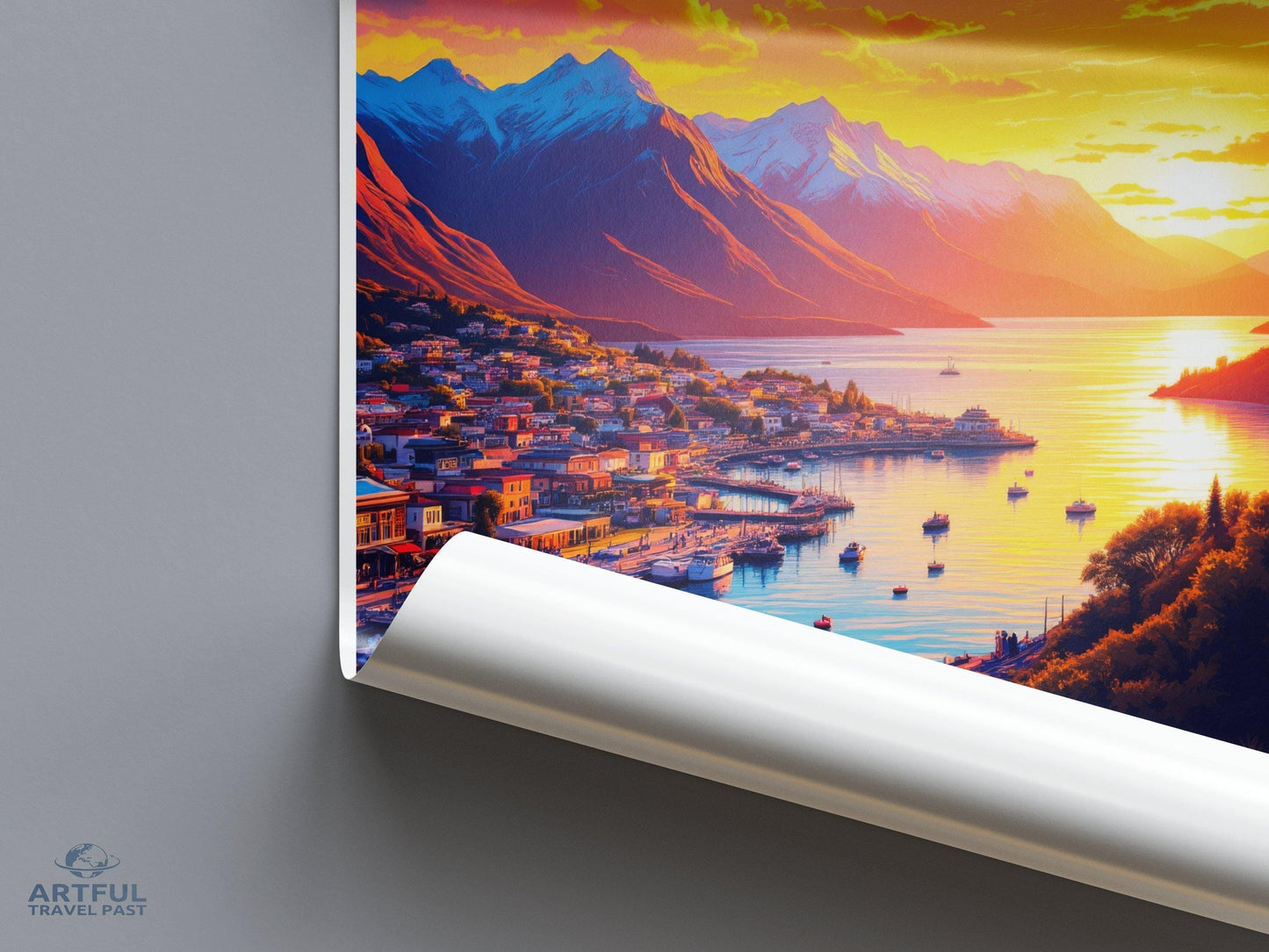 Glenorchy Poster - New Zealand Wall Art