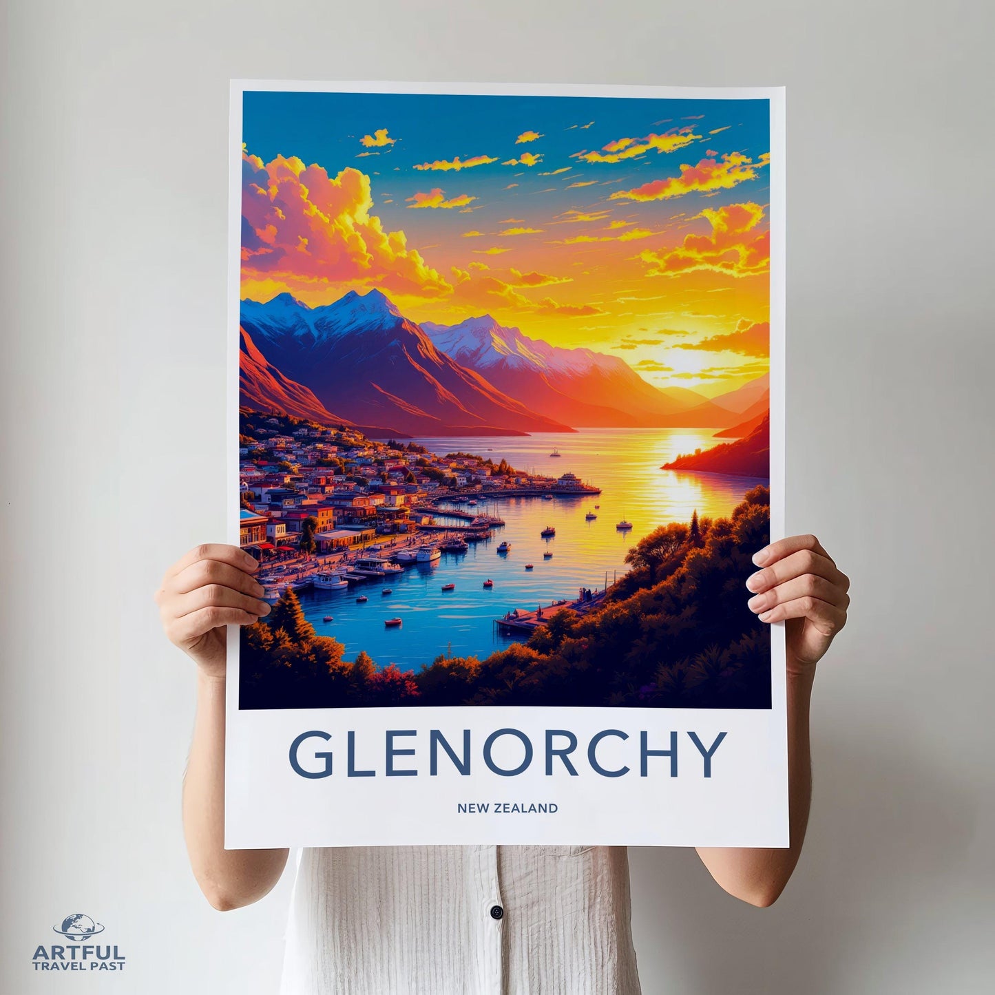Glenorchy Poster - New Zealand Wall Art