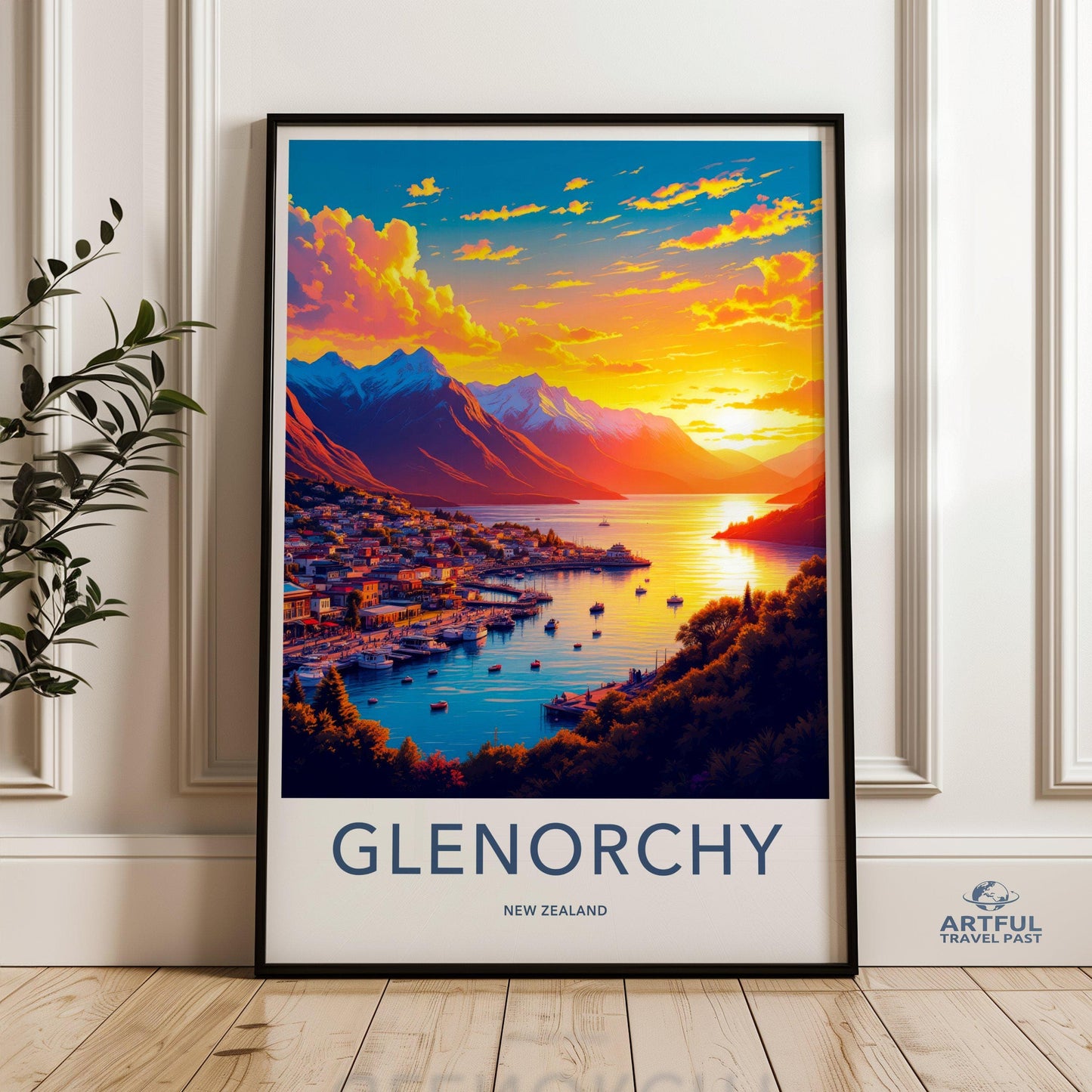 Glenorchy Poster - New Zealand Wall Art