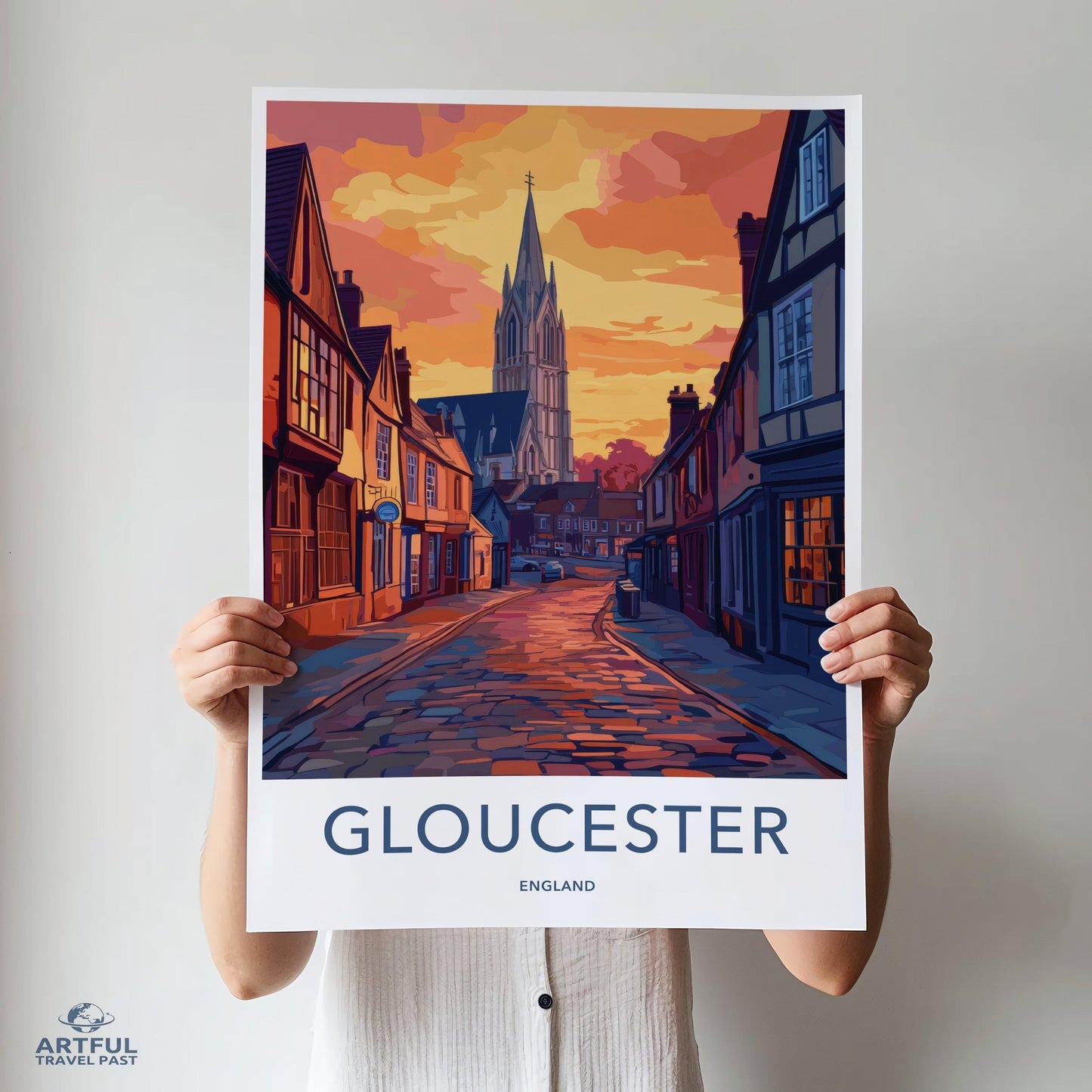 Gloucester Poster - England Wall Art